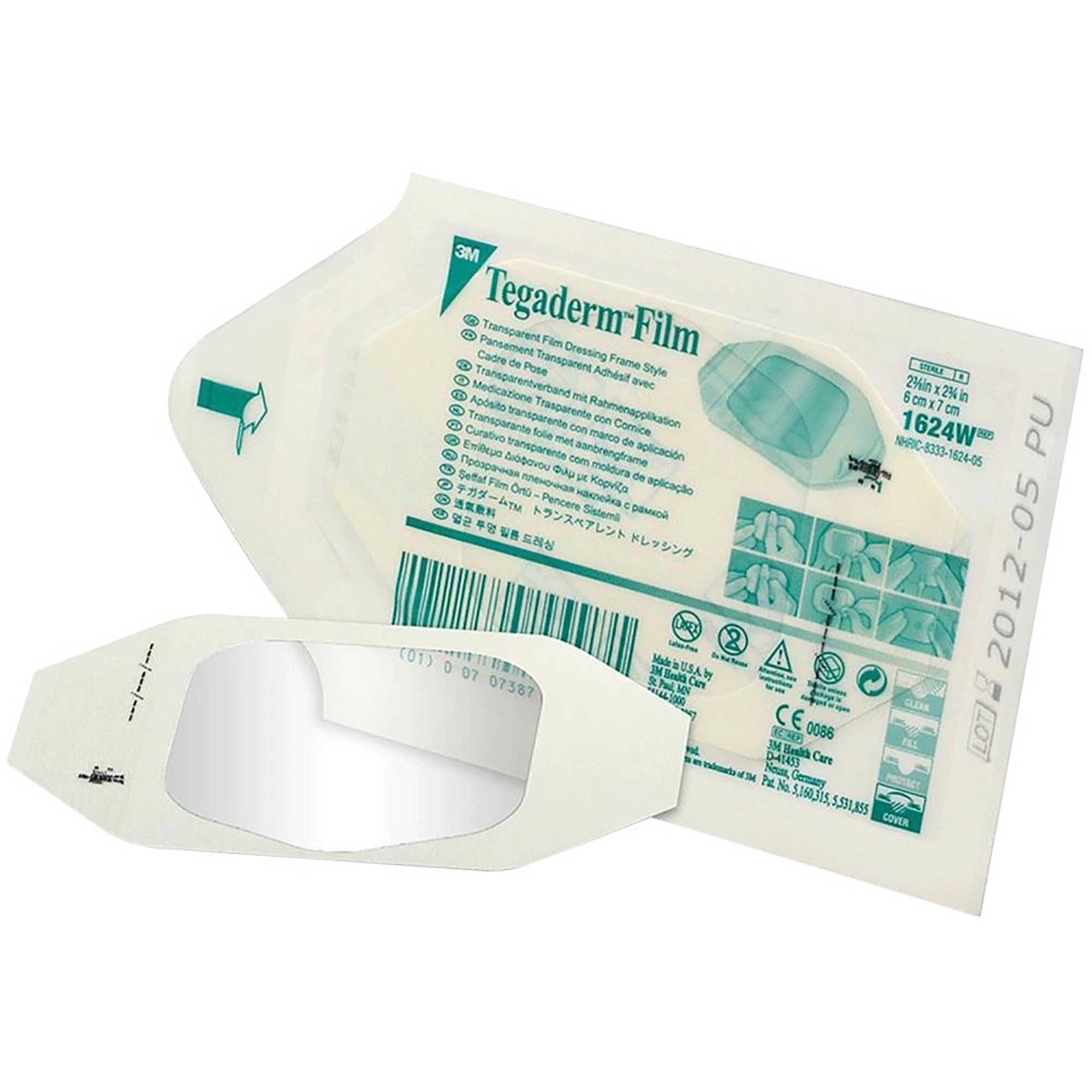 3M Tegaderm Transparent Film Dressing, 4x4-3/4", Sterile - 200 Pack