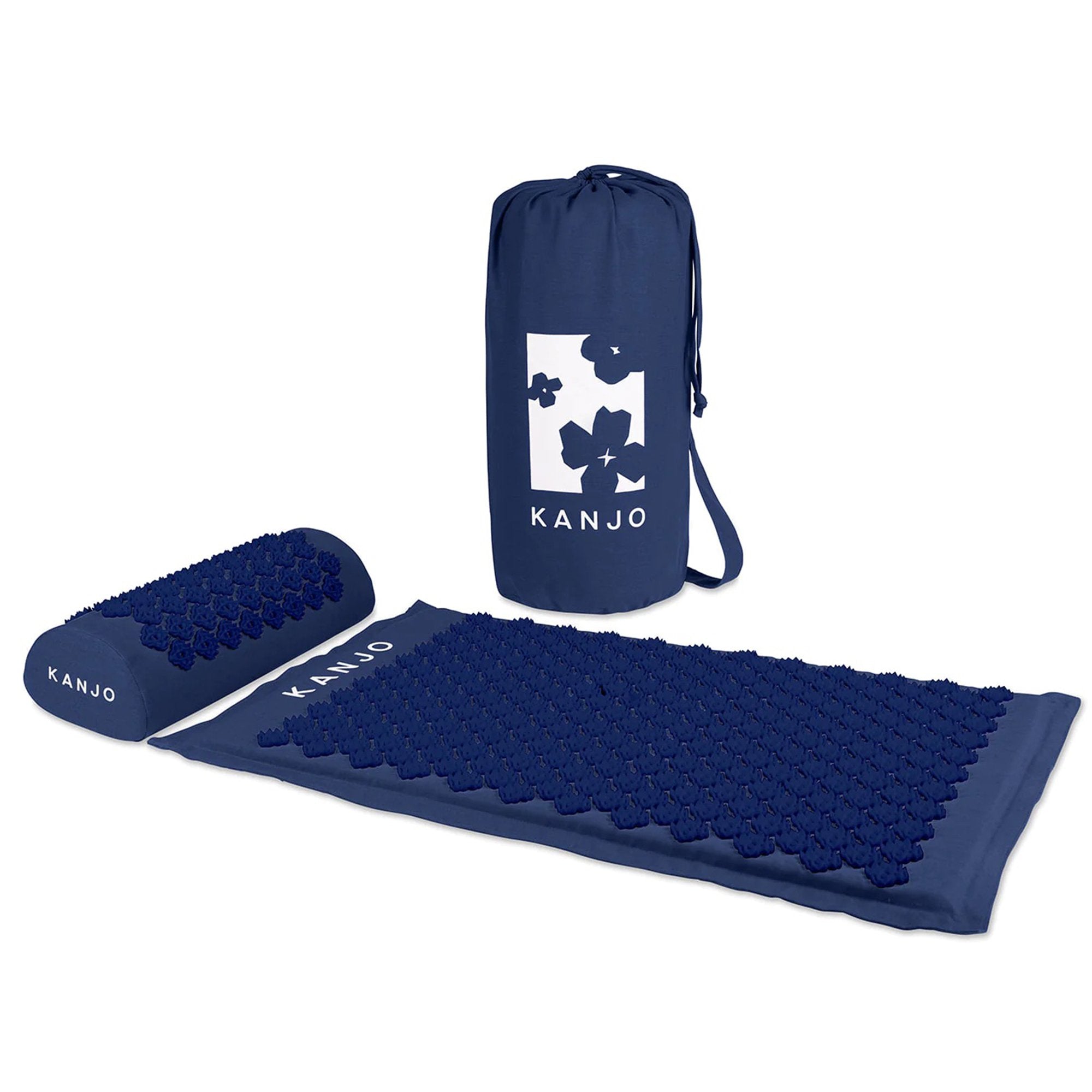 Kanjo Memory Foam Accupressure Mat Set, Dark Blue (1 Unit)