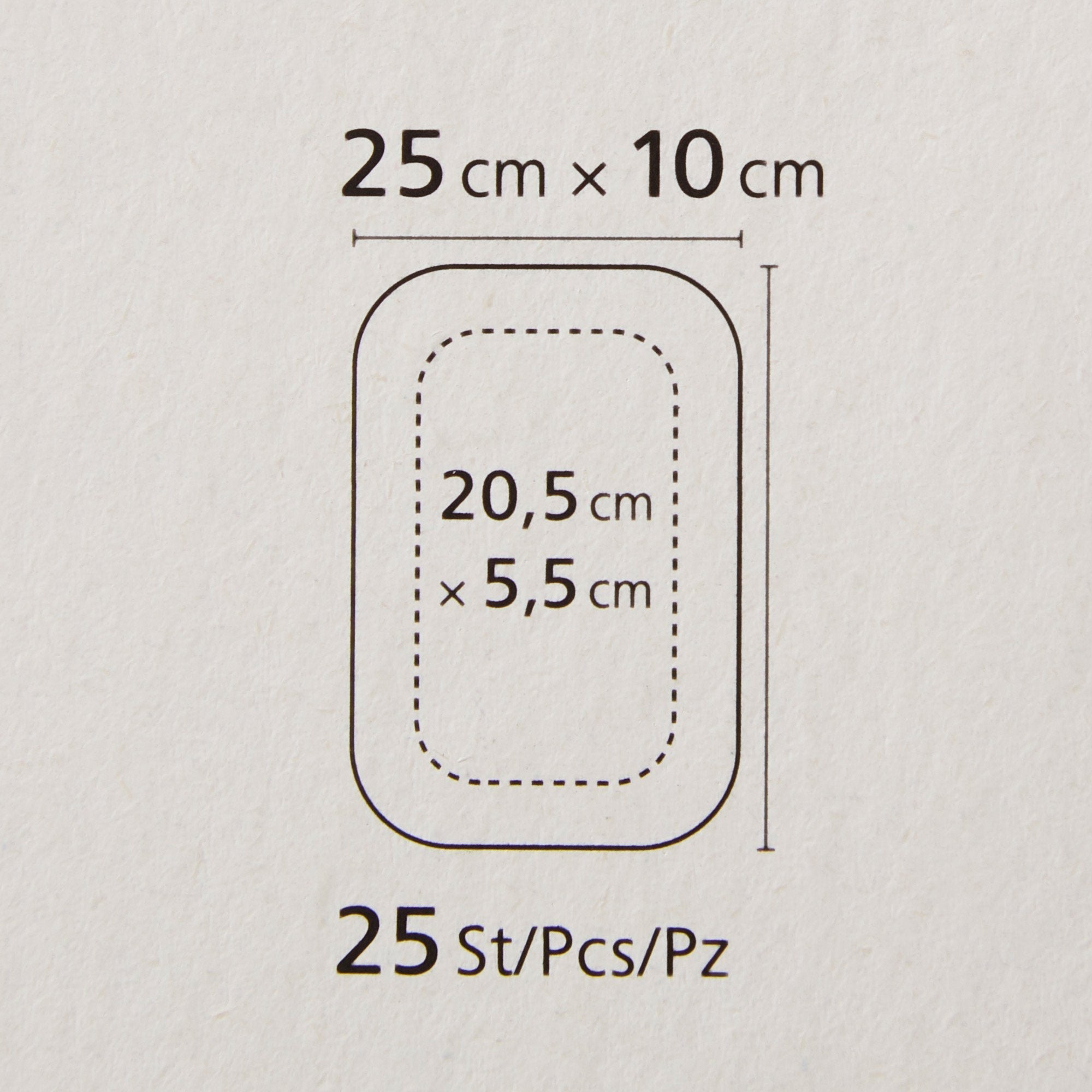 Cosmopor® Adhesive Dressing, 4 x 10 Inch (25 Units)
