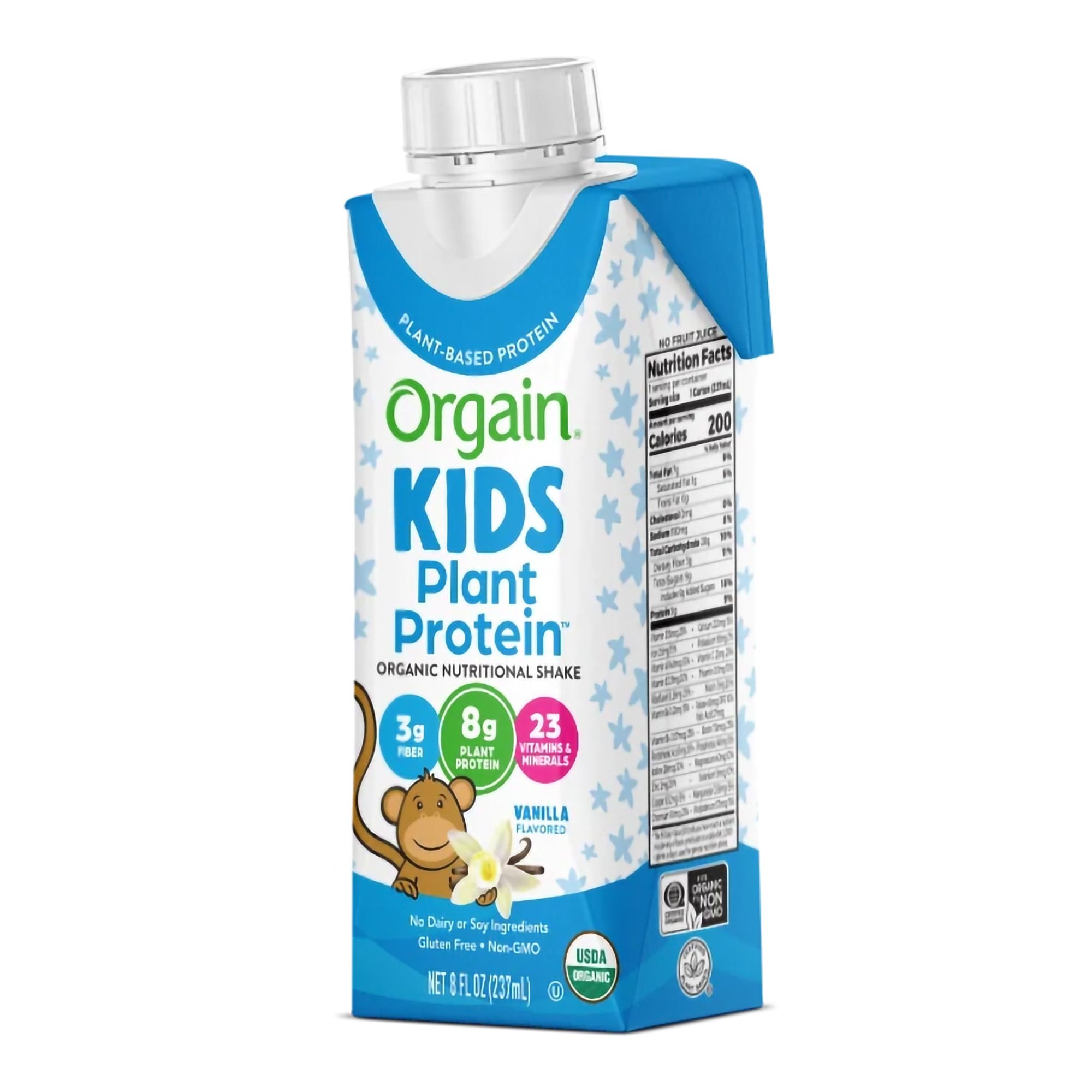 Orgain® Kids Plant Protein™ Nutritional Shake Pediatric Oral Supplement (12 Units)