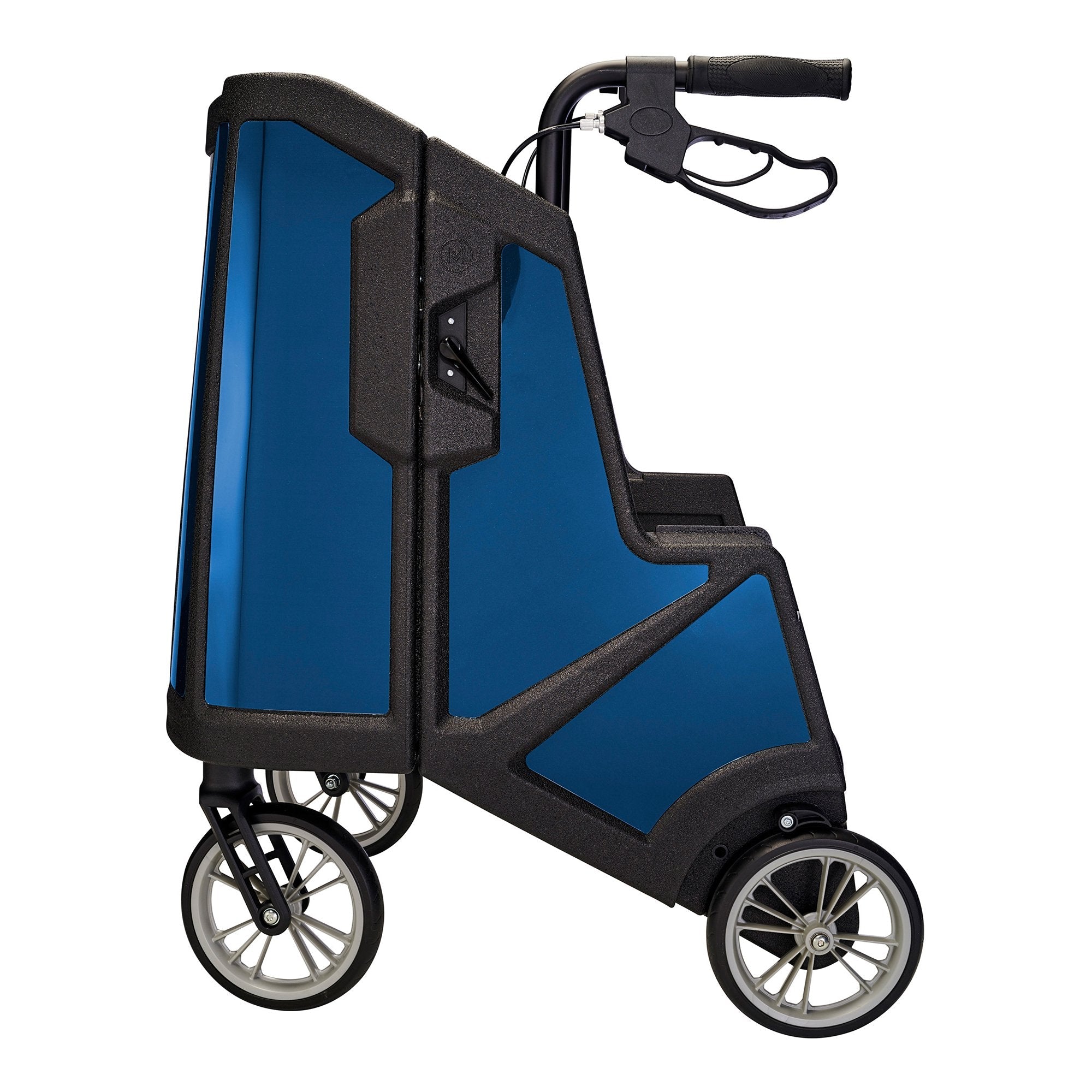 Tour Four-Wheel Rollator, 31 to 37 Inch Handle Height, Midnight Blue (1 Unit)