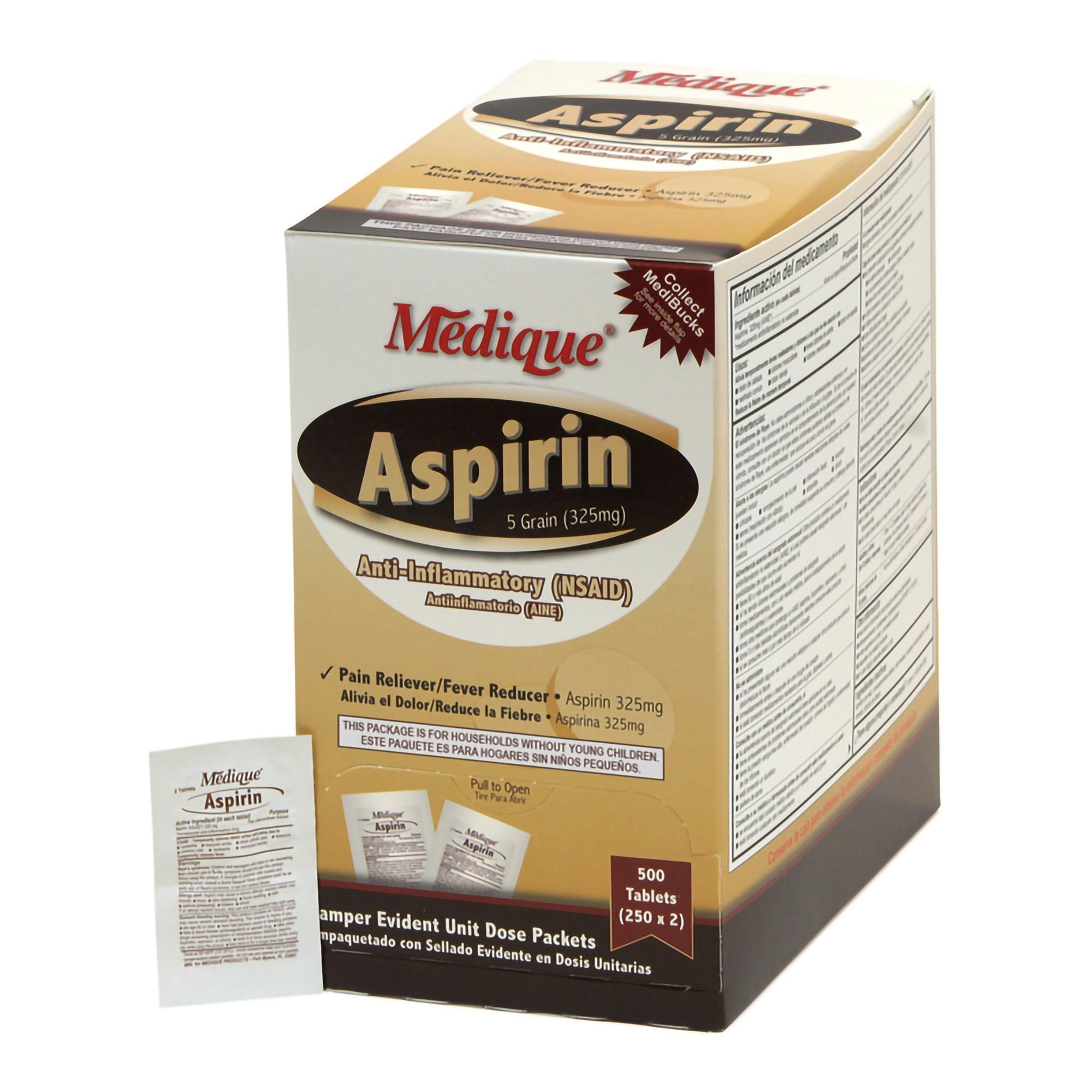 Medique Aspirin Pain Relief (250 Units)