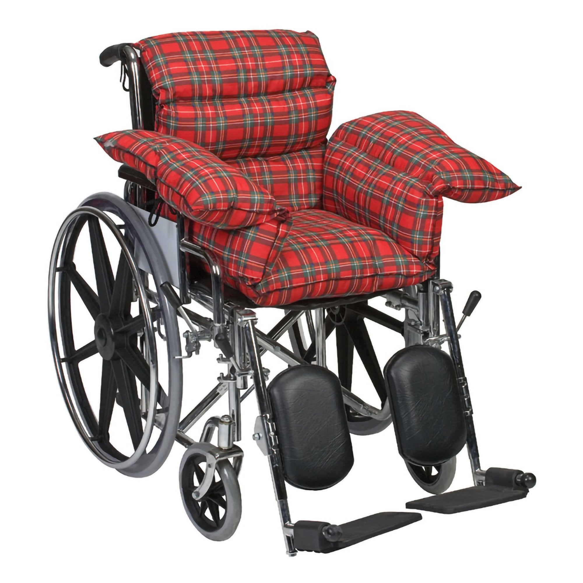 DMI® Comfort Wheelchair Cushion, Plaid (1 Unit)