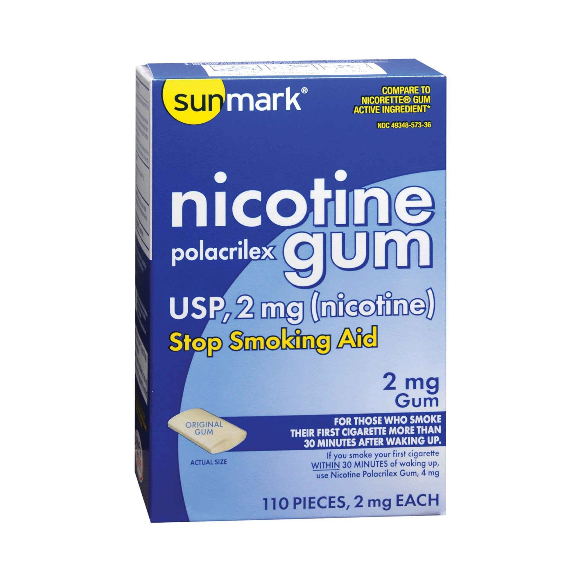 sunmark® Nicotine Polacrilex Stop Smoking Aid (110 Units)