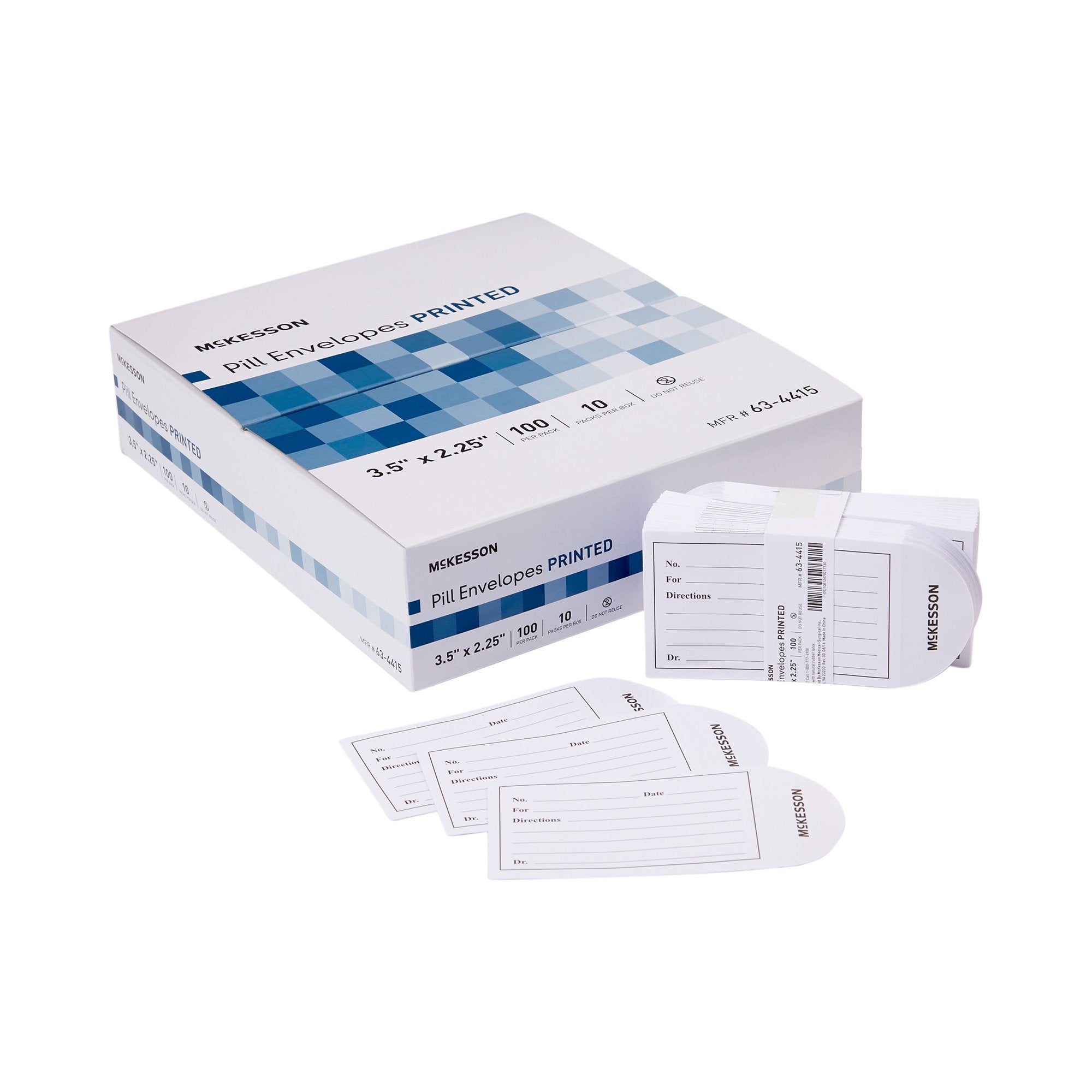 McKesson Pill Envelope, 3½ x 2¼ Inch (1 Unit)