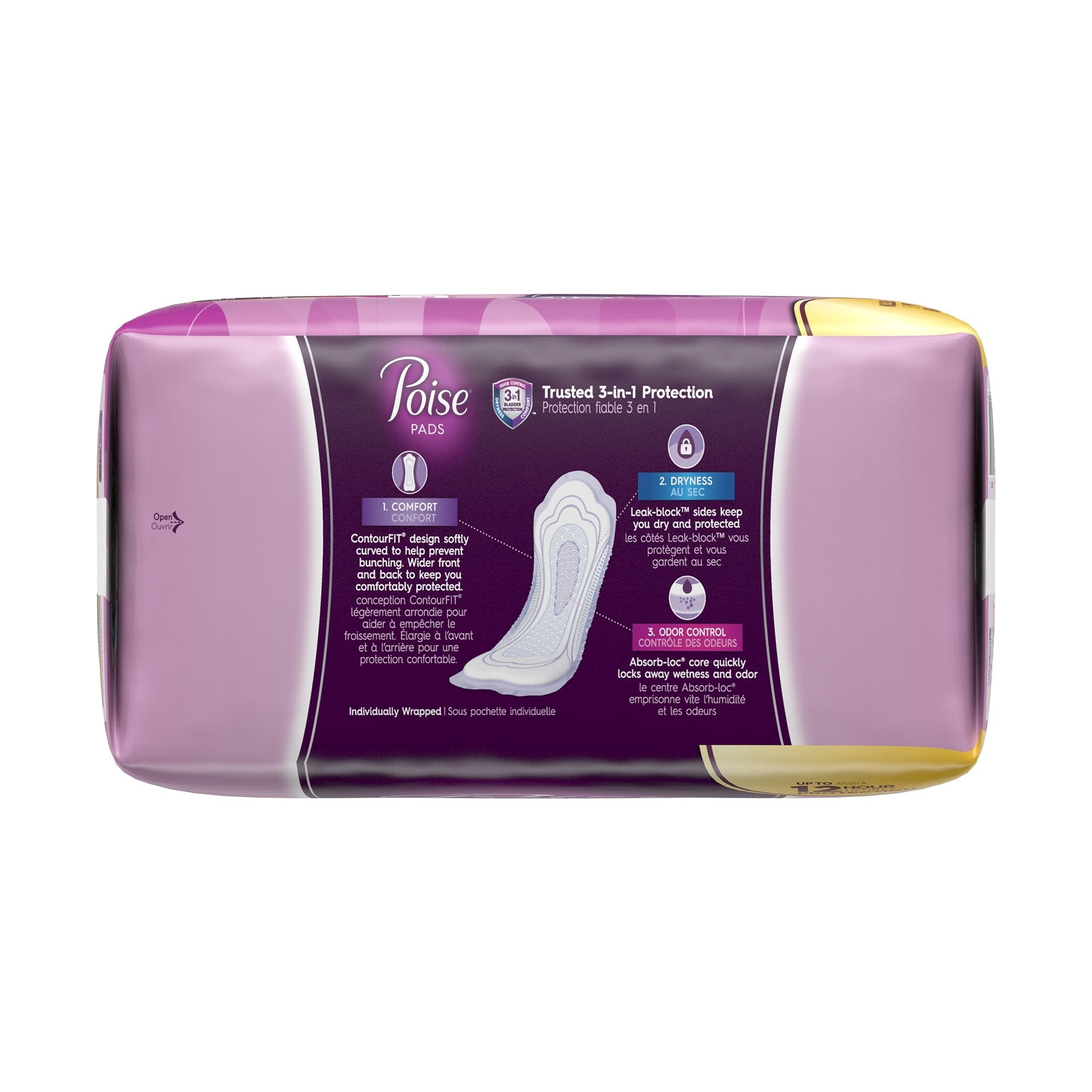 Poise® Maximum Bladder Control Pad, 14.6 Inch Length (39 Units)