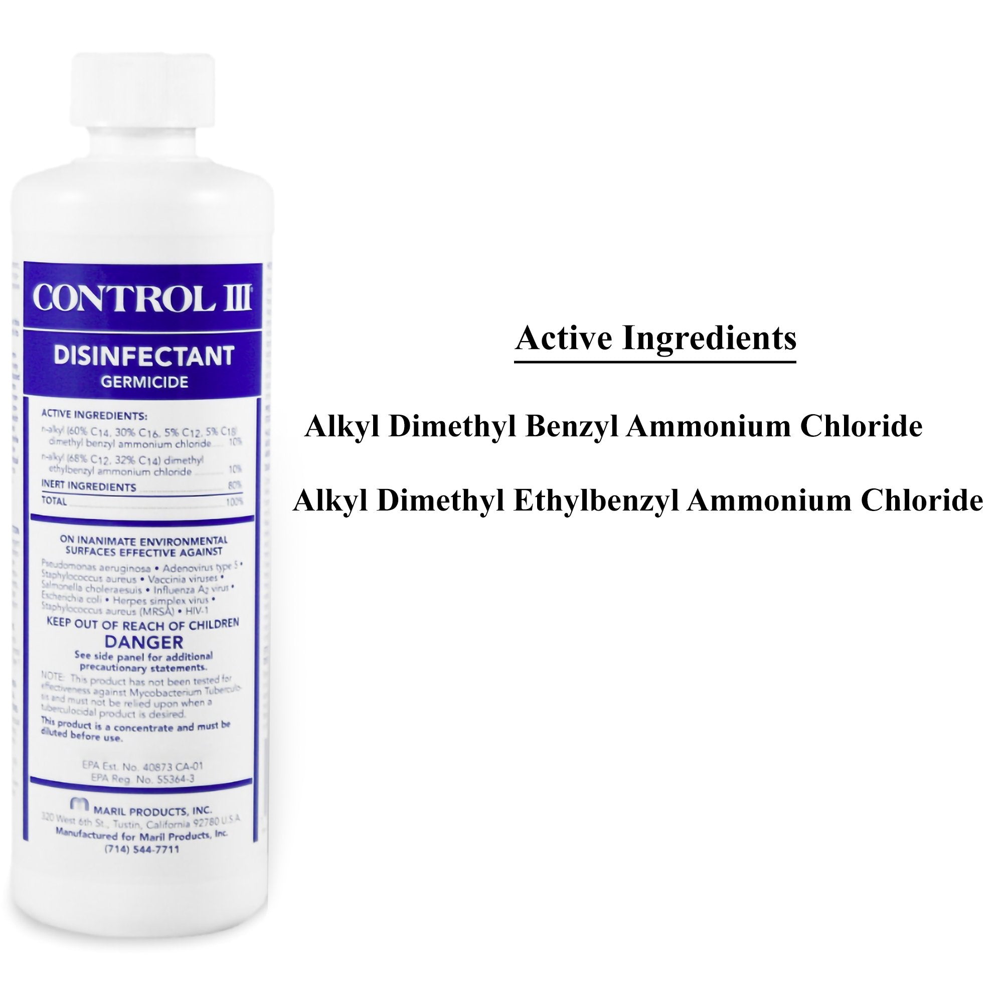 Control III® Surface Disinfectant Cleaner (1 Unit)