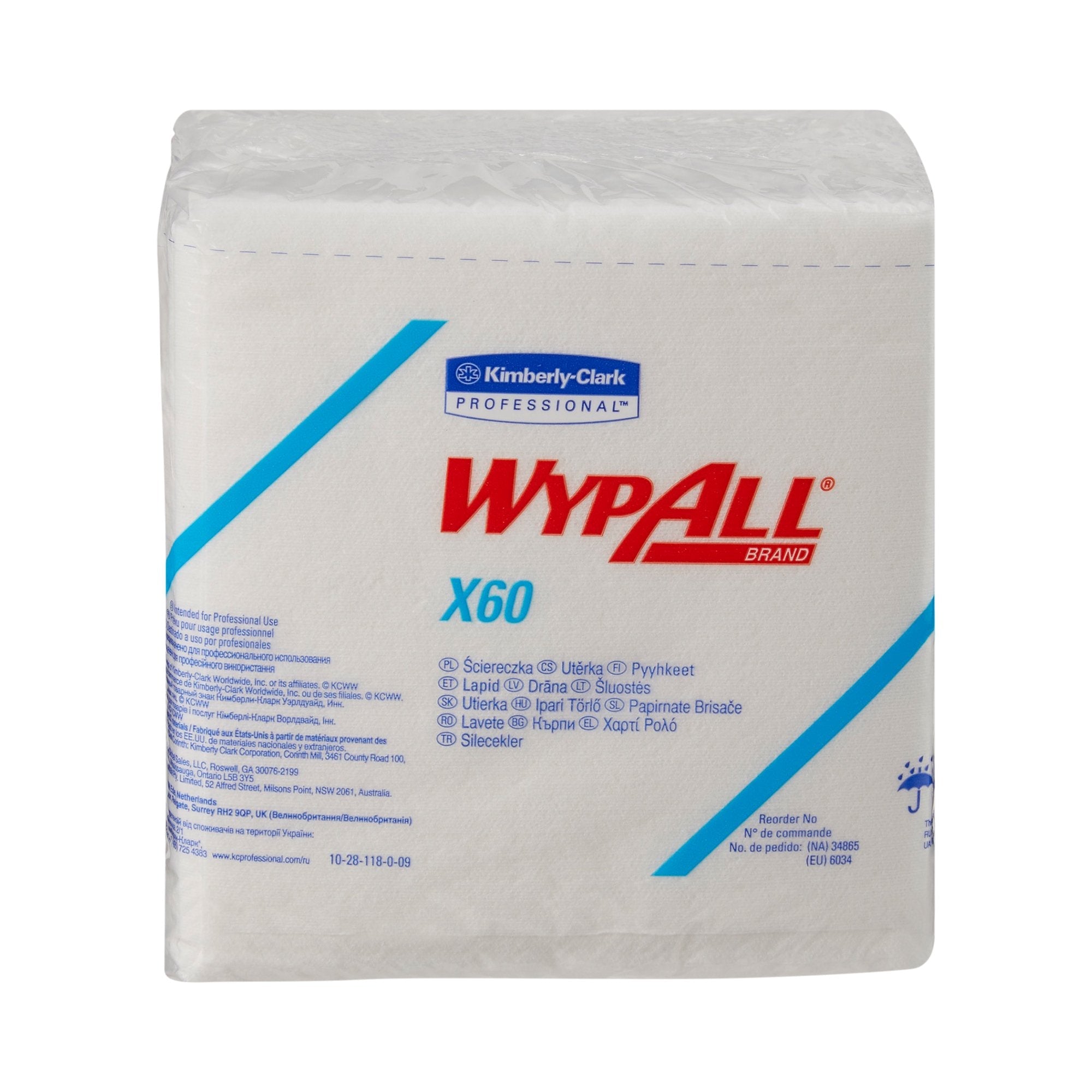 WypAll® X60 Task Wipe, ¼ Fold (1 Unit)