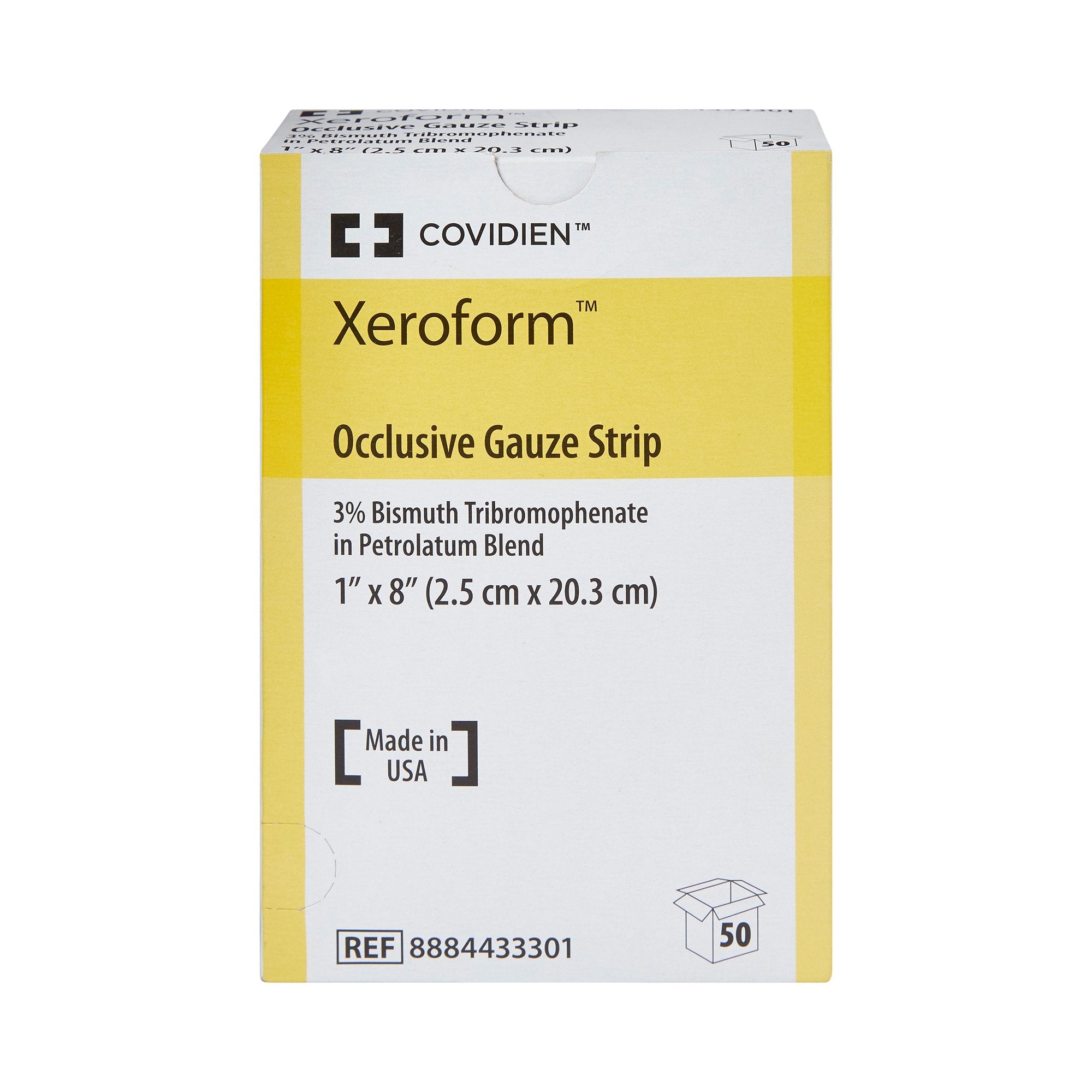 Xeroform™ Occlusive Xeroform Petrolatum Impregnated Dressing, 1 x 8 inch (50 Units)