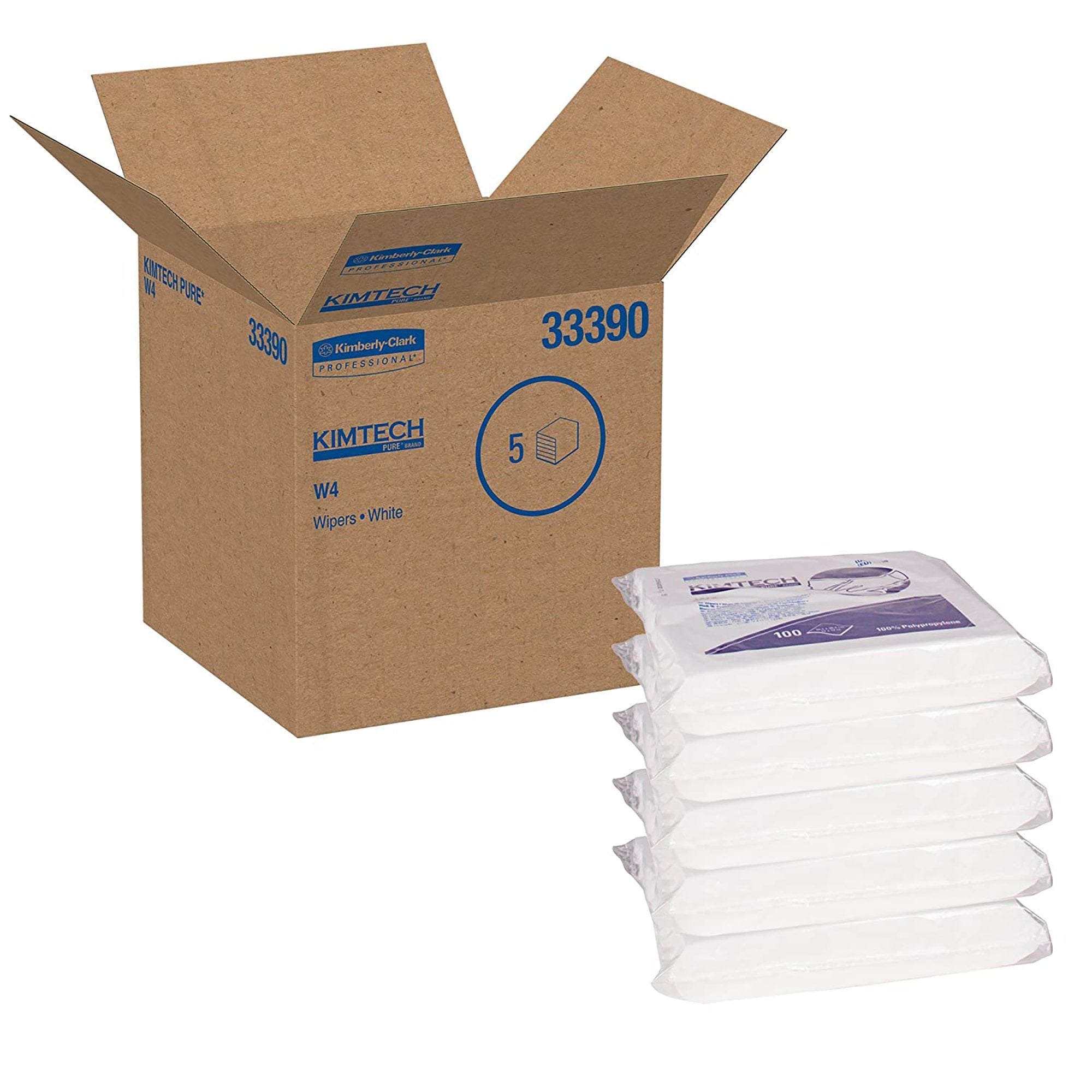 Kimtech™ Pure W4 Cleanroom Wipe, 100 per Box (100 Units)