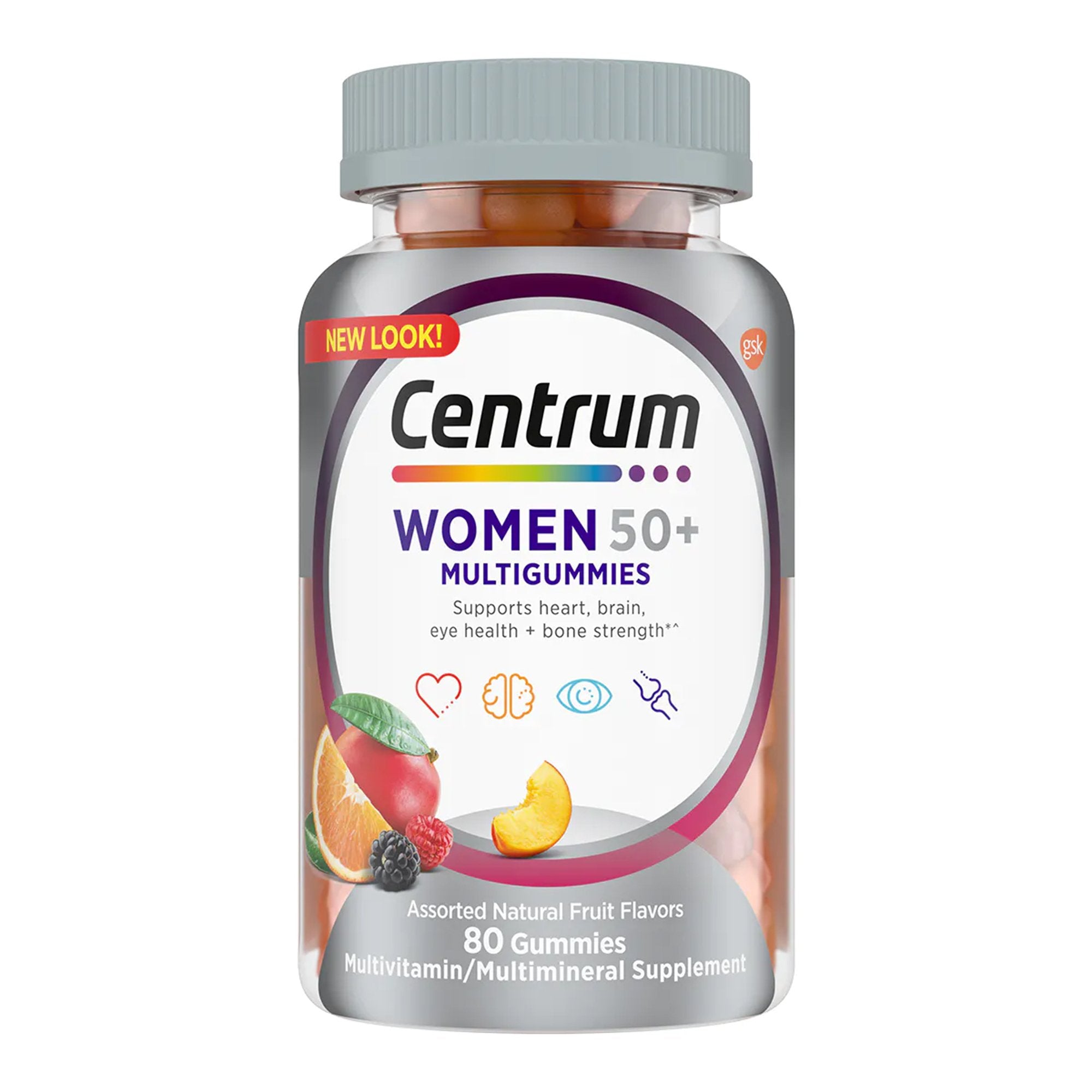 Centrum Women 50+ MultiGummies Assorted Natural Fruit Flavors (1 Unit)