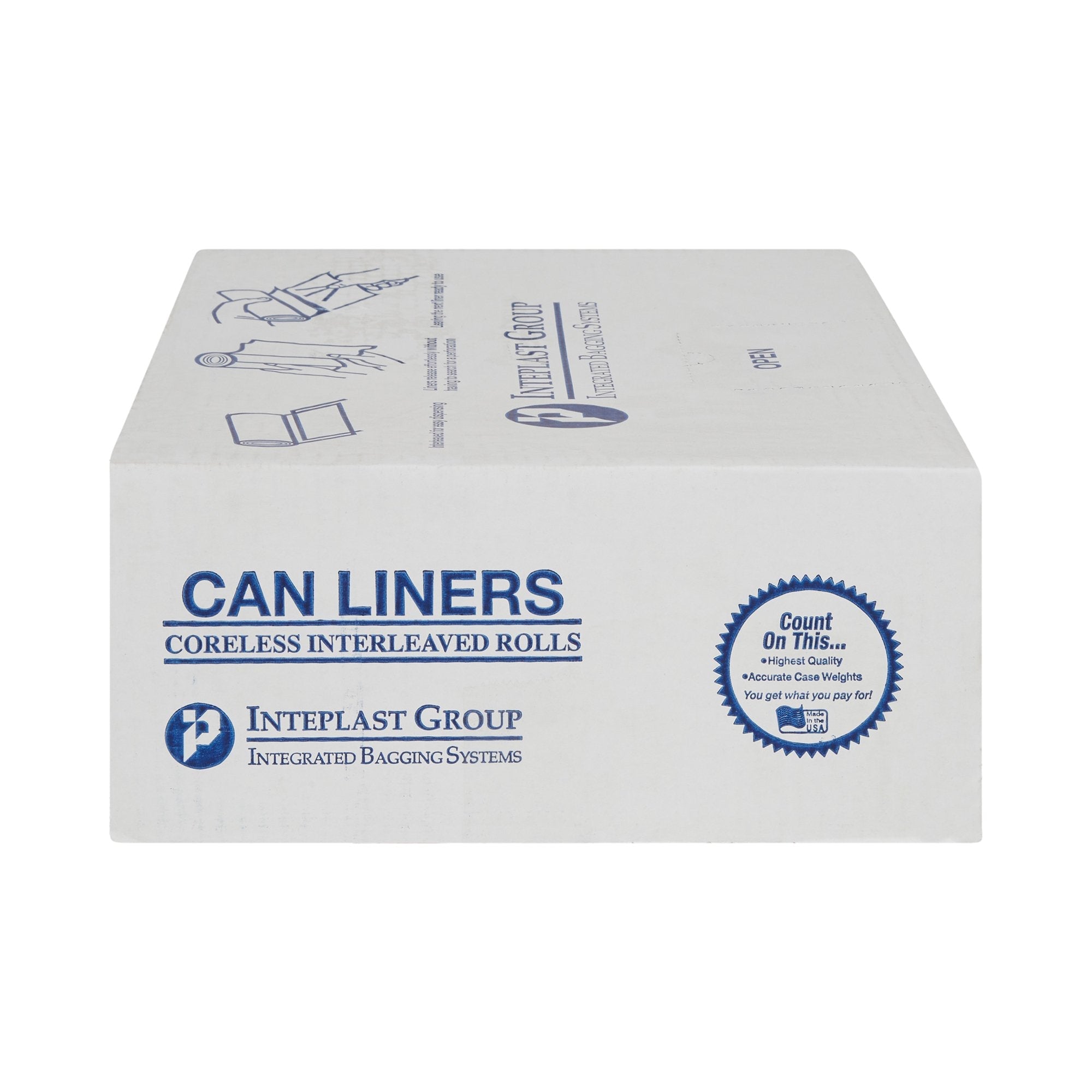 McKesson Extra Heavy Duty Clear Trash Bag, 45 gal, 17 Mic (250 Units)