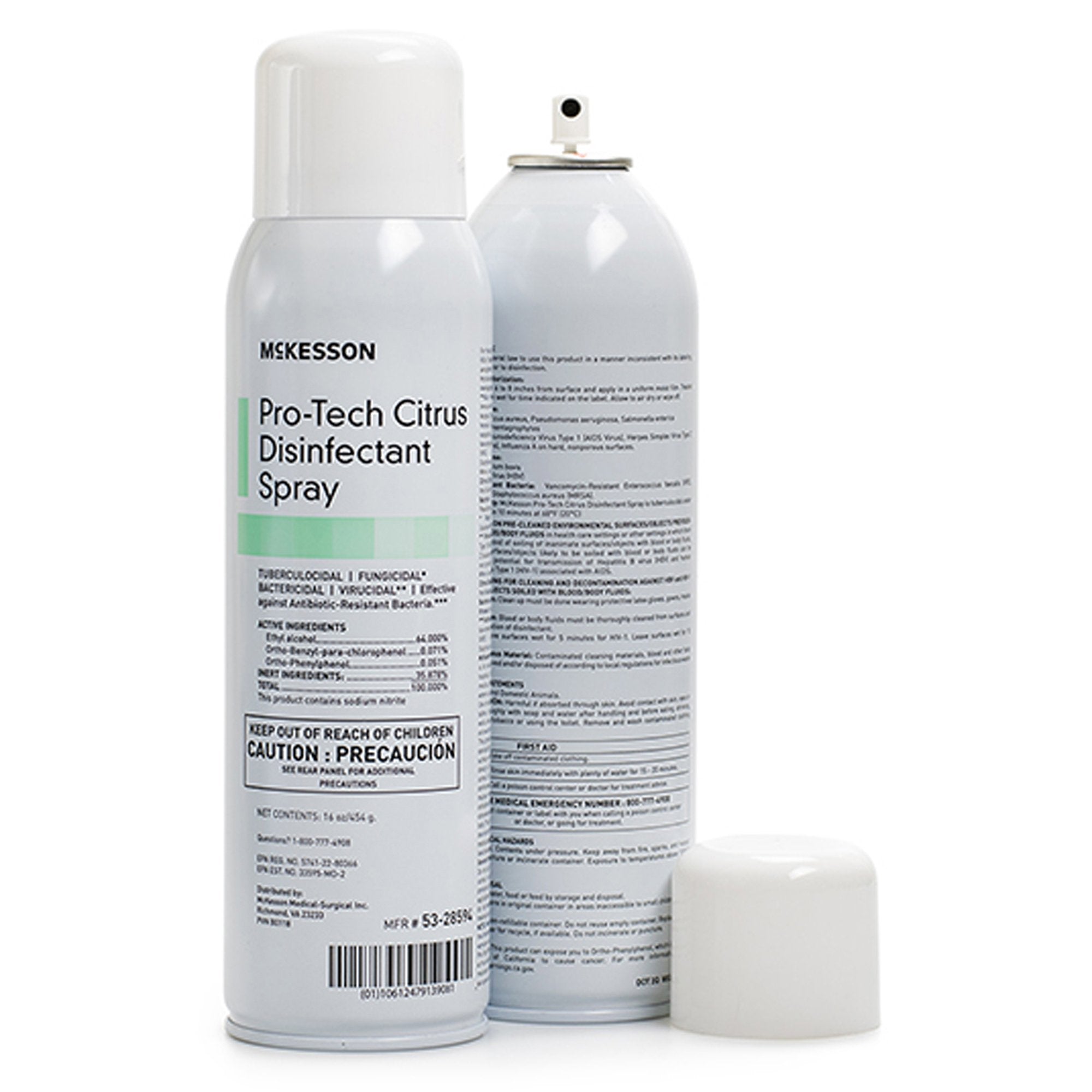 McKesson Pro-Tech Disinfectant Spray, Citrus Scent, 16oz - 12 Pack