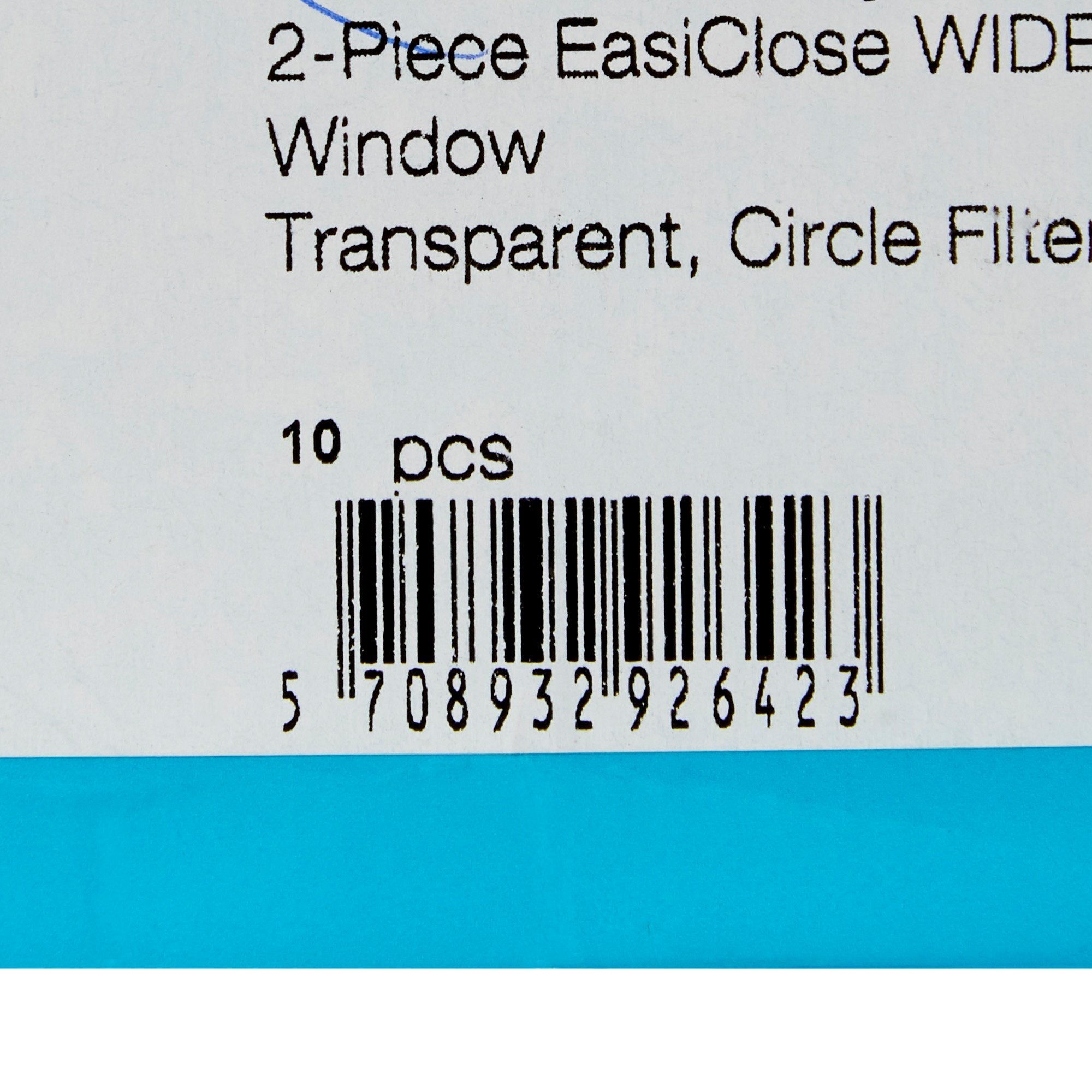 SenSura® Mio Two-Piece Drainable Transparent Filtered Ostomy Pouch, Maxi Length, 50 mm Stoma (10 Units)