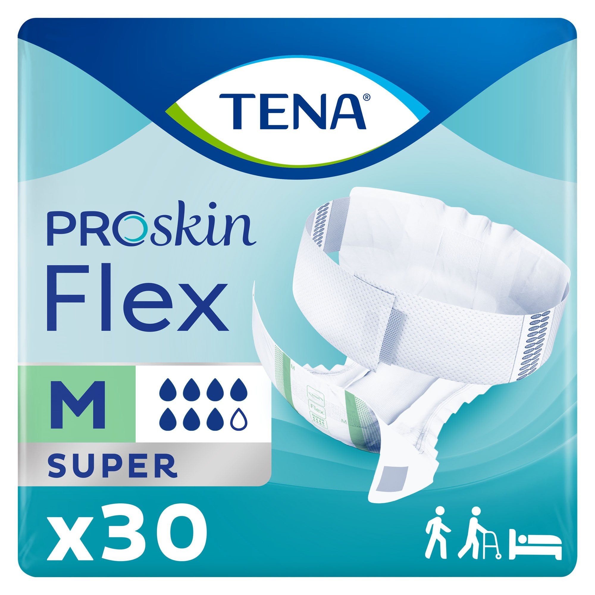 Tena® Flex™ Super Incontinence Belted Undergarment, Size 12 (1 Unit)