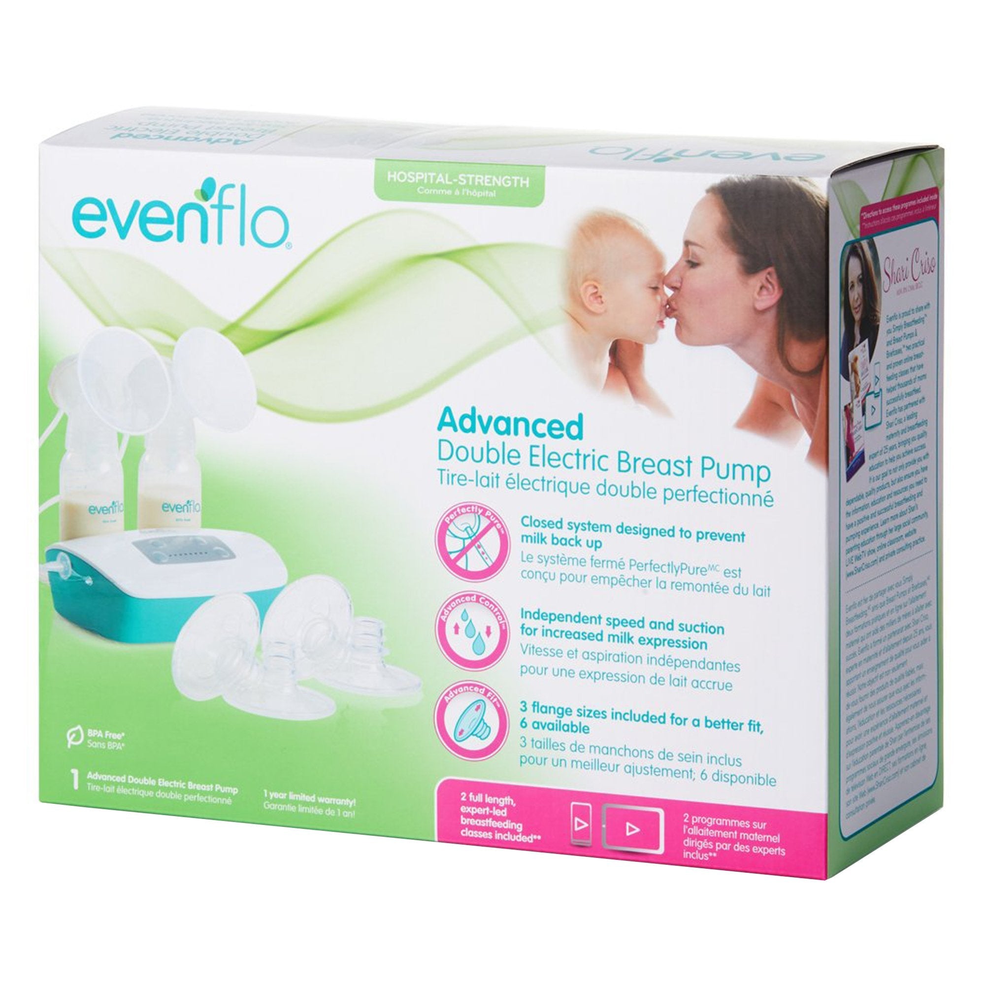 Evenflo® Advanced Double Electric Breast Pump (1 Unit)