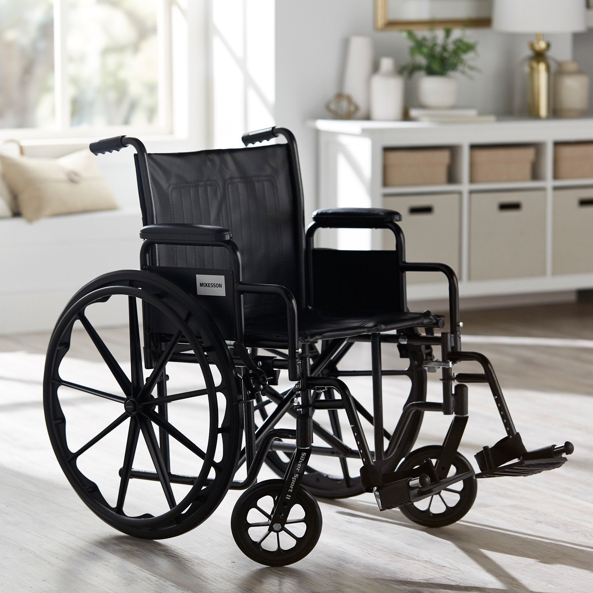 McKesson Wheelchair 20" Seat Width, Durable & Lightweight, 350 lbs Capacity