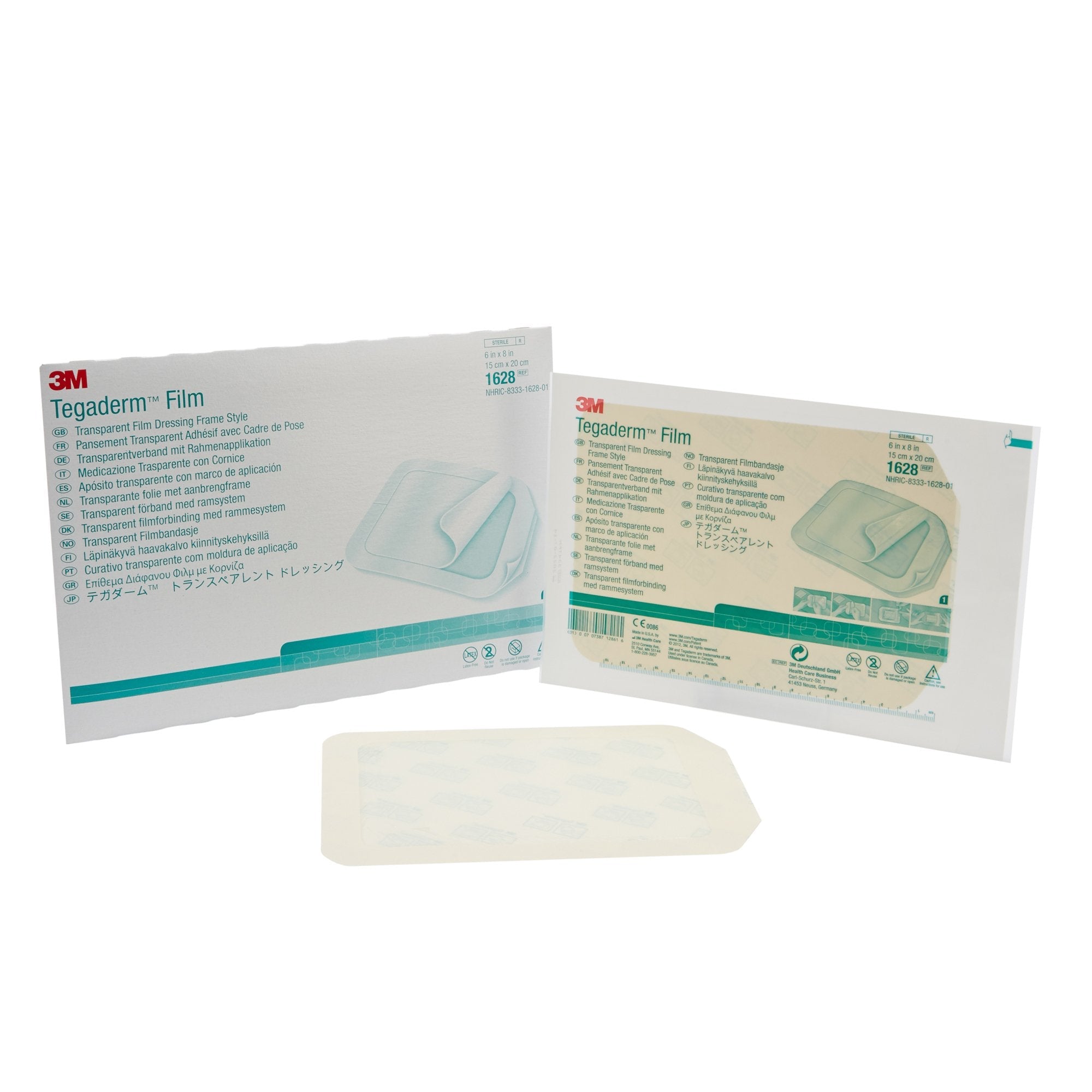 3M Tegaderm Transparent Film Dressing, Sterile 6x8" - Medical Supply