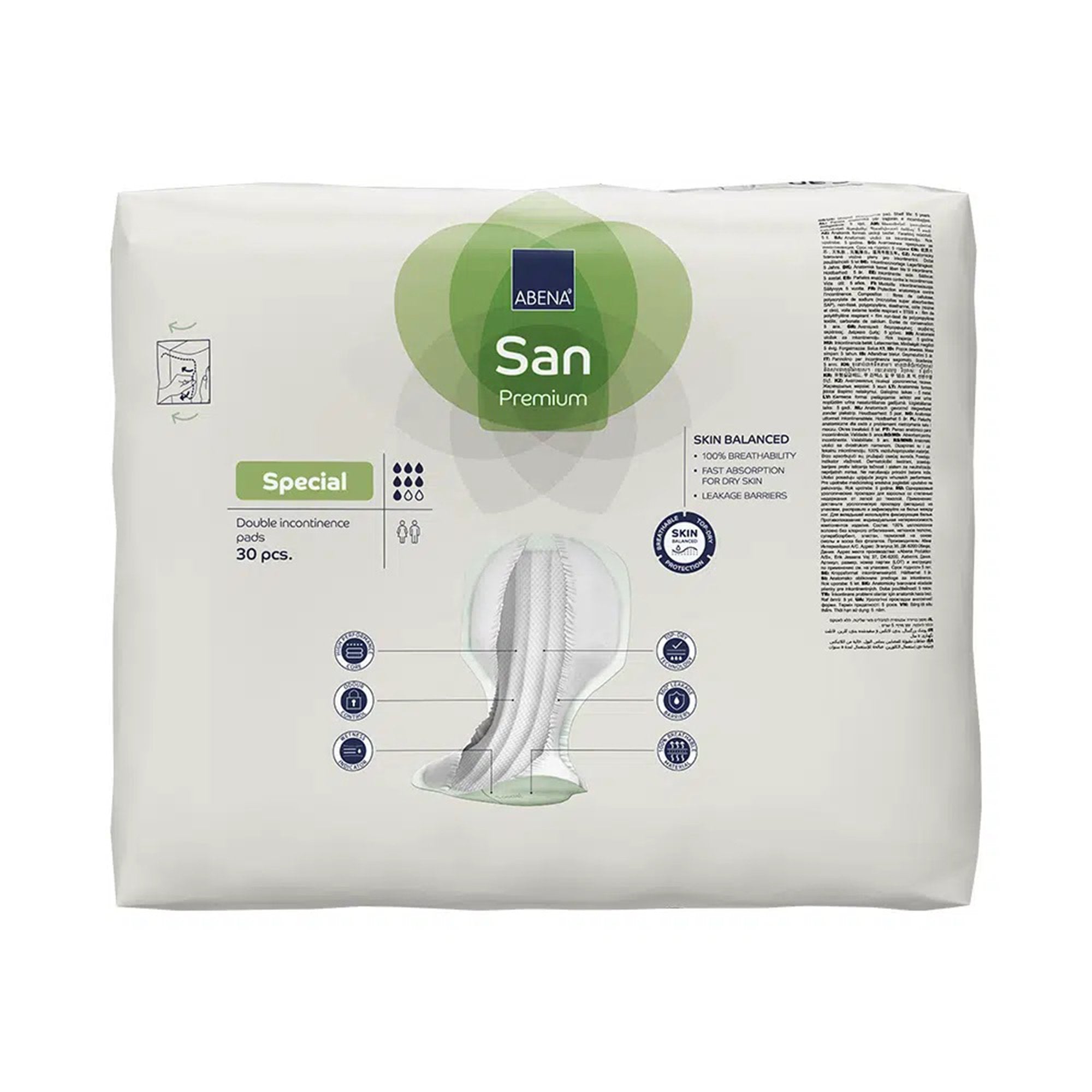 Abena® San Premium Bladder Protection Pads, Special (30 Units)