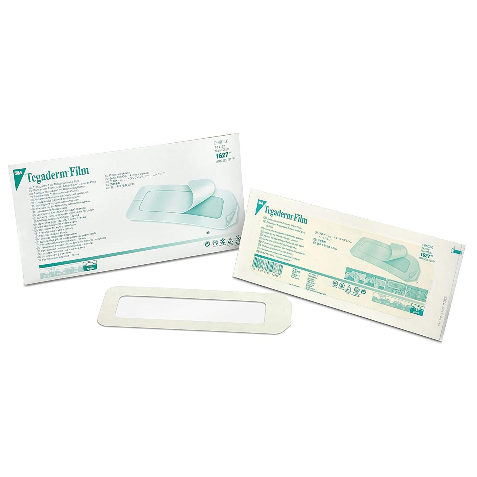 3M™ Tegaderm™ Transparent Film Dressing, 4 x 10 Inch (80 Units)