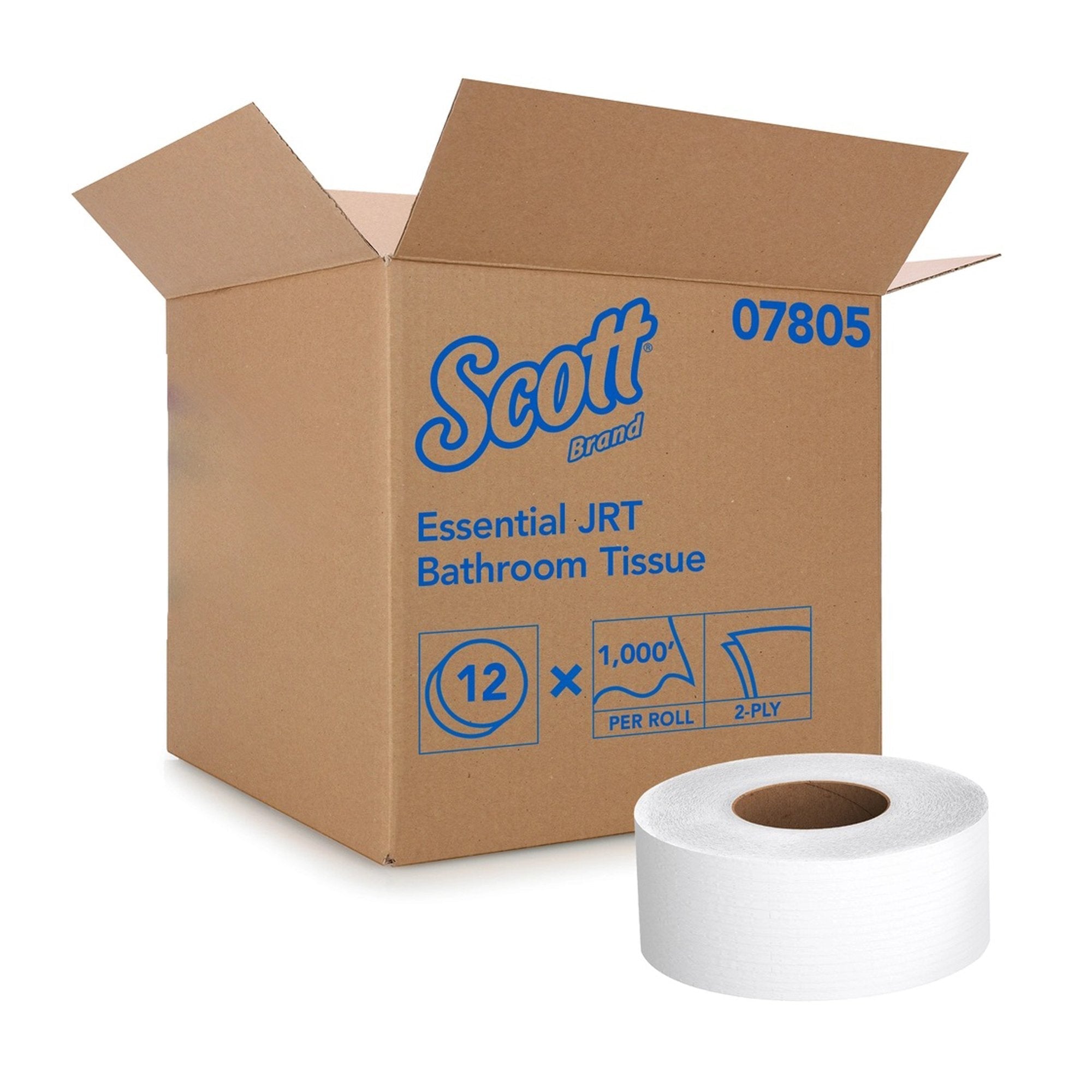 Scott® Essential Jumbo Roll Toilet Paper, Standard (12 Units)