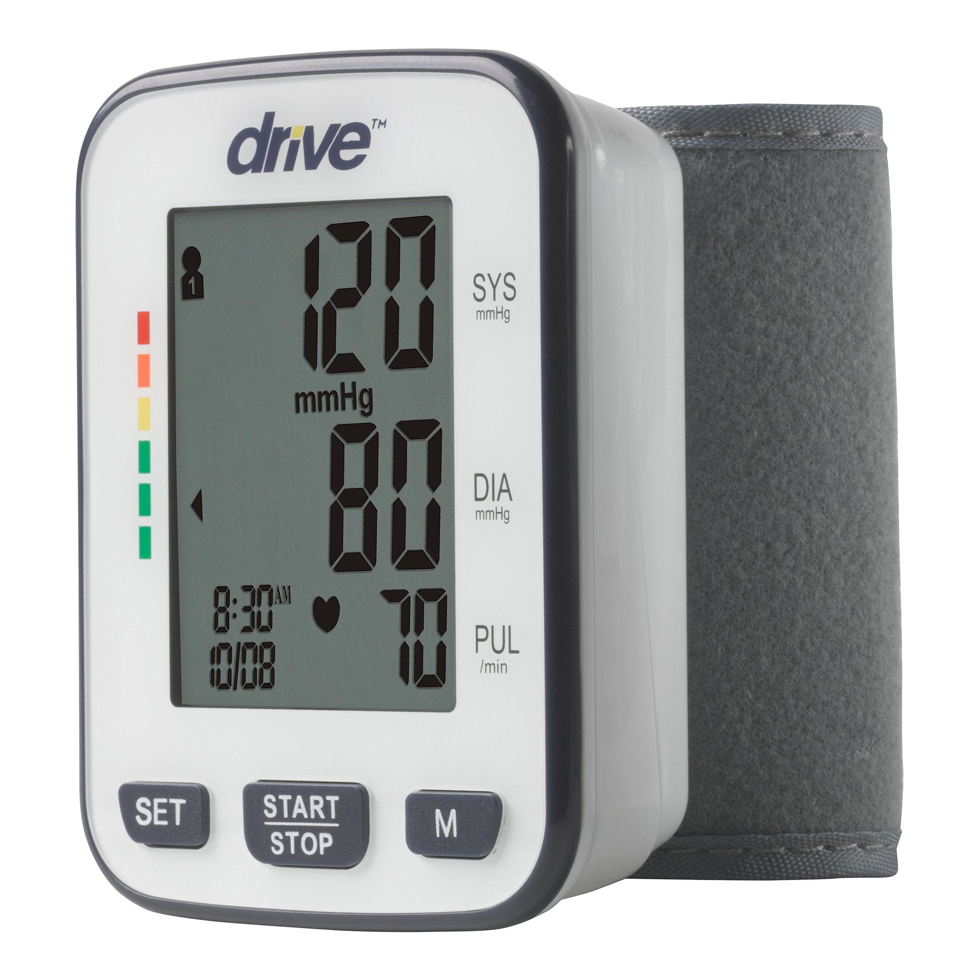 drive Medical Digital Blood Pressure Monitoring Unit, Wrist Cuff, Adult Medium (1 Unit)