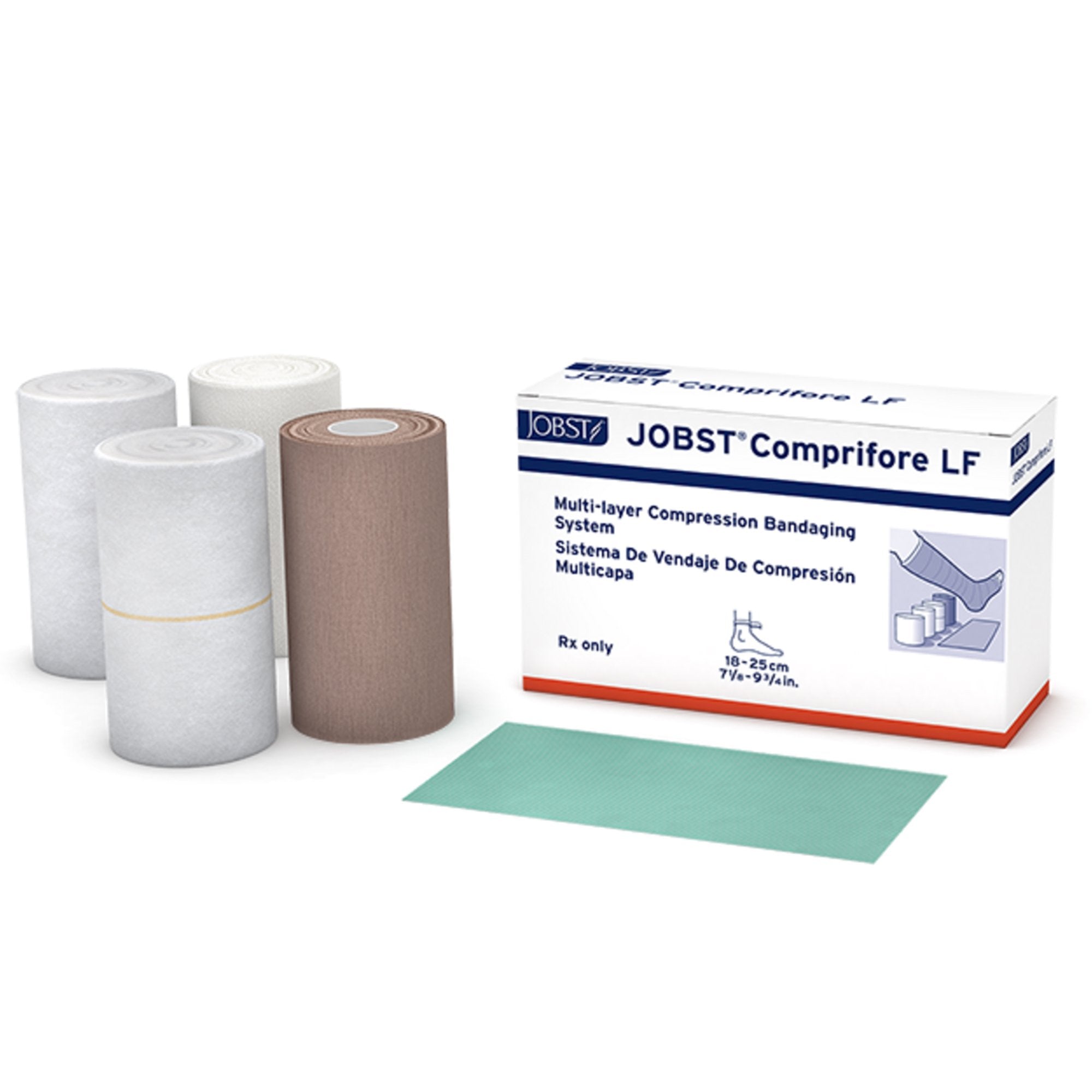 JOBST® Comprifore® LF No Closure 4 Layer Compression Bandage System, 7 to 10 Inch (1 Unit)