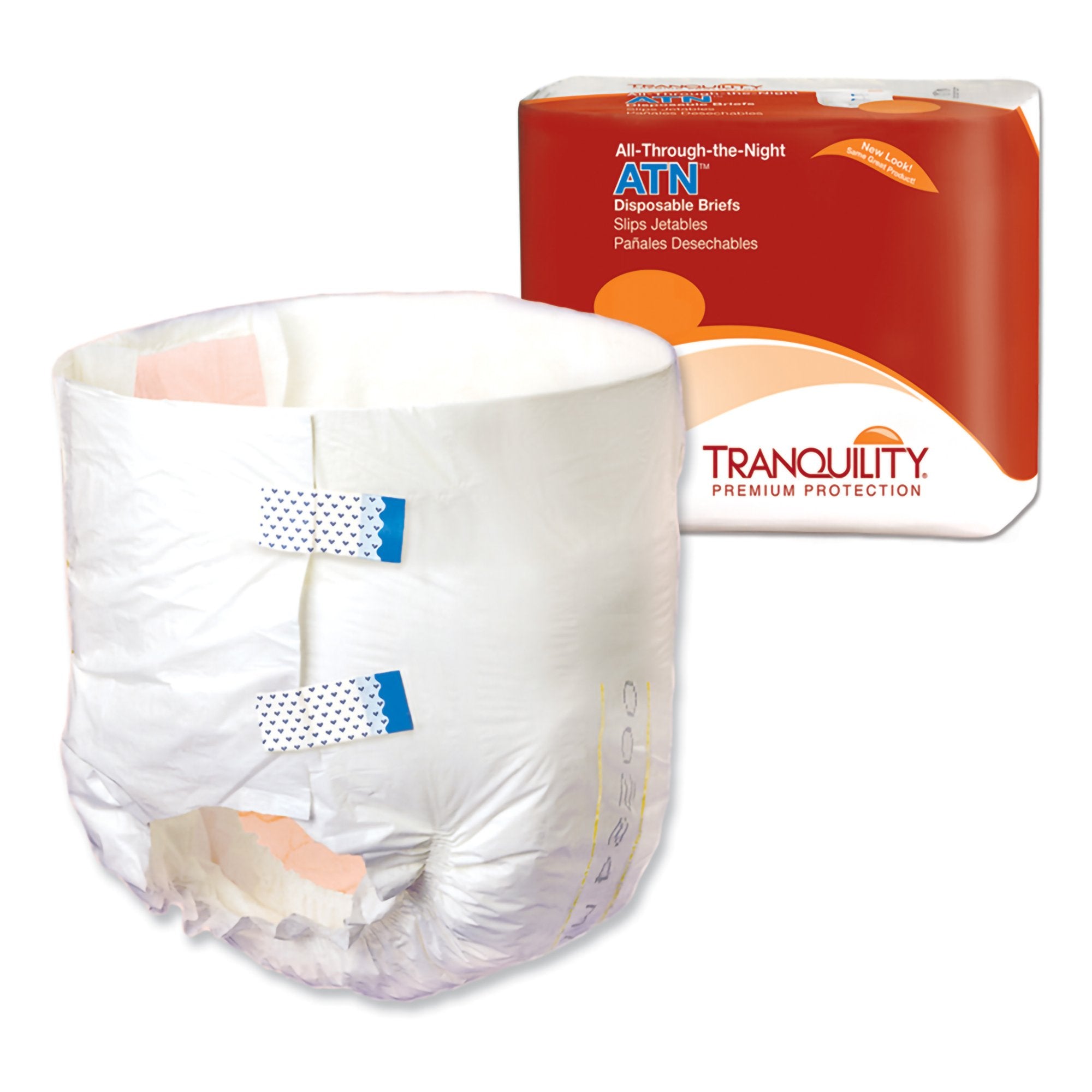 Tranquility® ATN Incontinence Briefs, Medium - 34oz Absorbency (12 Pack)