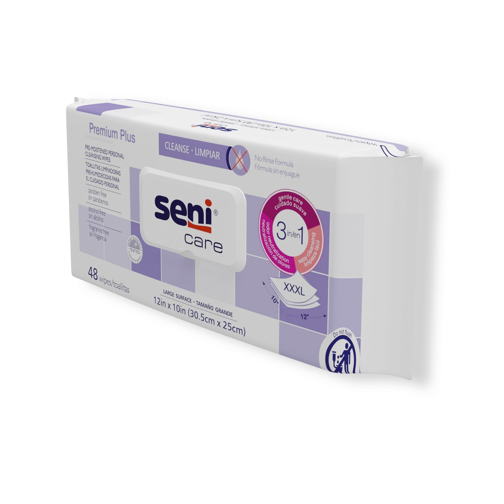 Seni® Care Premium Plus Personal Cleansing Wipes (576 Units)