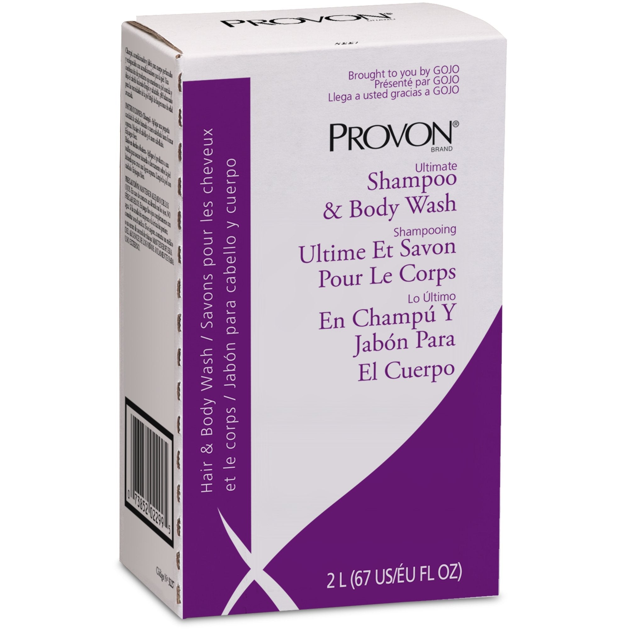 Provon® Tearless Shampoo & Body Wash, Herbal Scent, 2000 mL Refill (1 Unit)