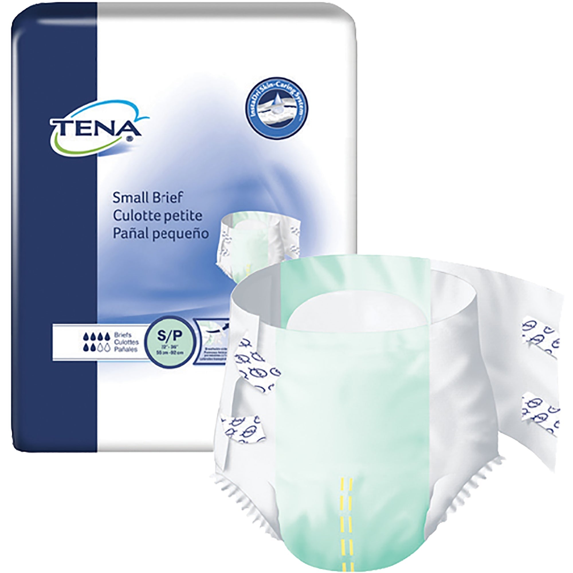 Tena Small Briefs for Moderate to Heavy Incontinence, 12 Pack