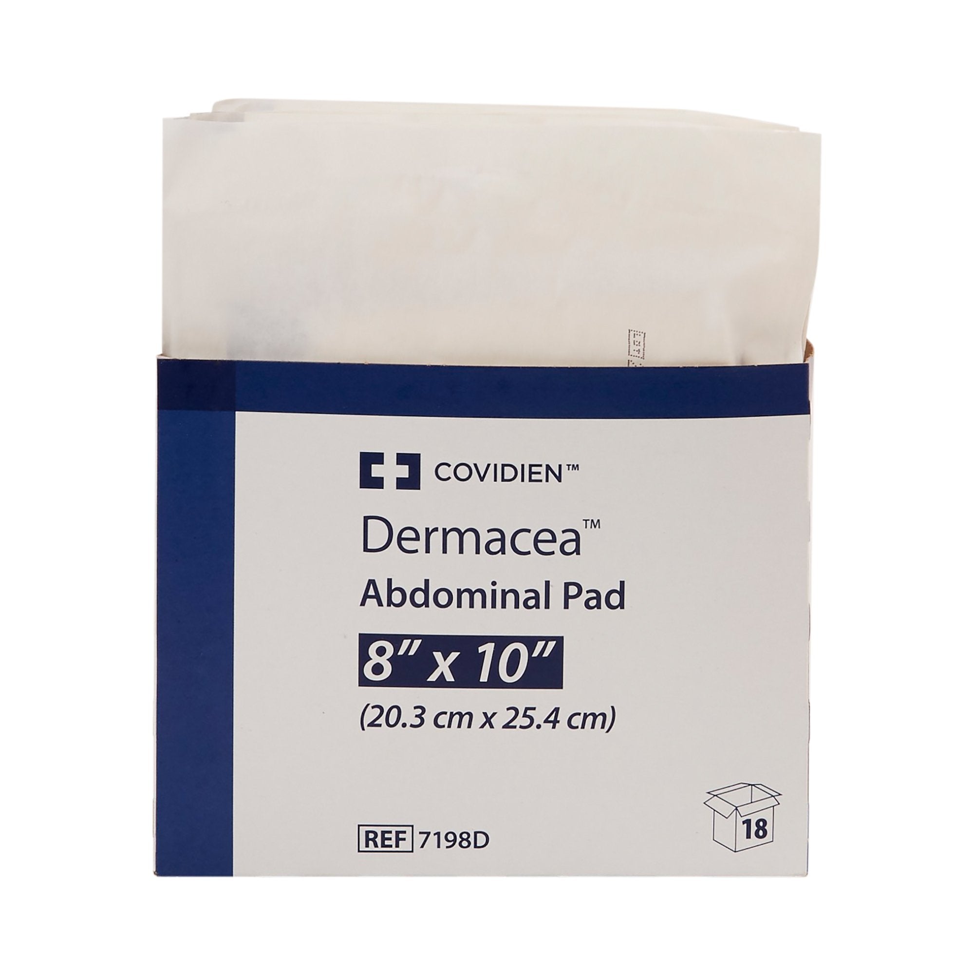 Dermacea™ Sterile Abdominal Pad, 8 x 10 Inch (18 Units)