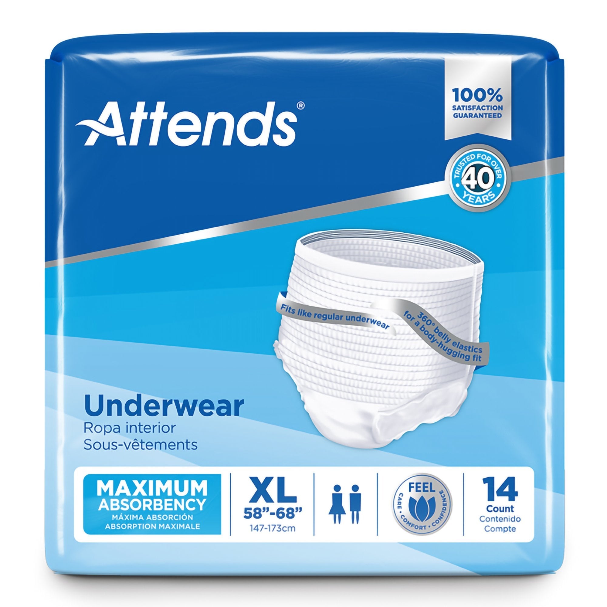 Attends® Extra Absorbency Underwear, X-Large (1 Unit)