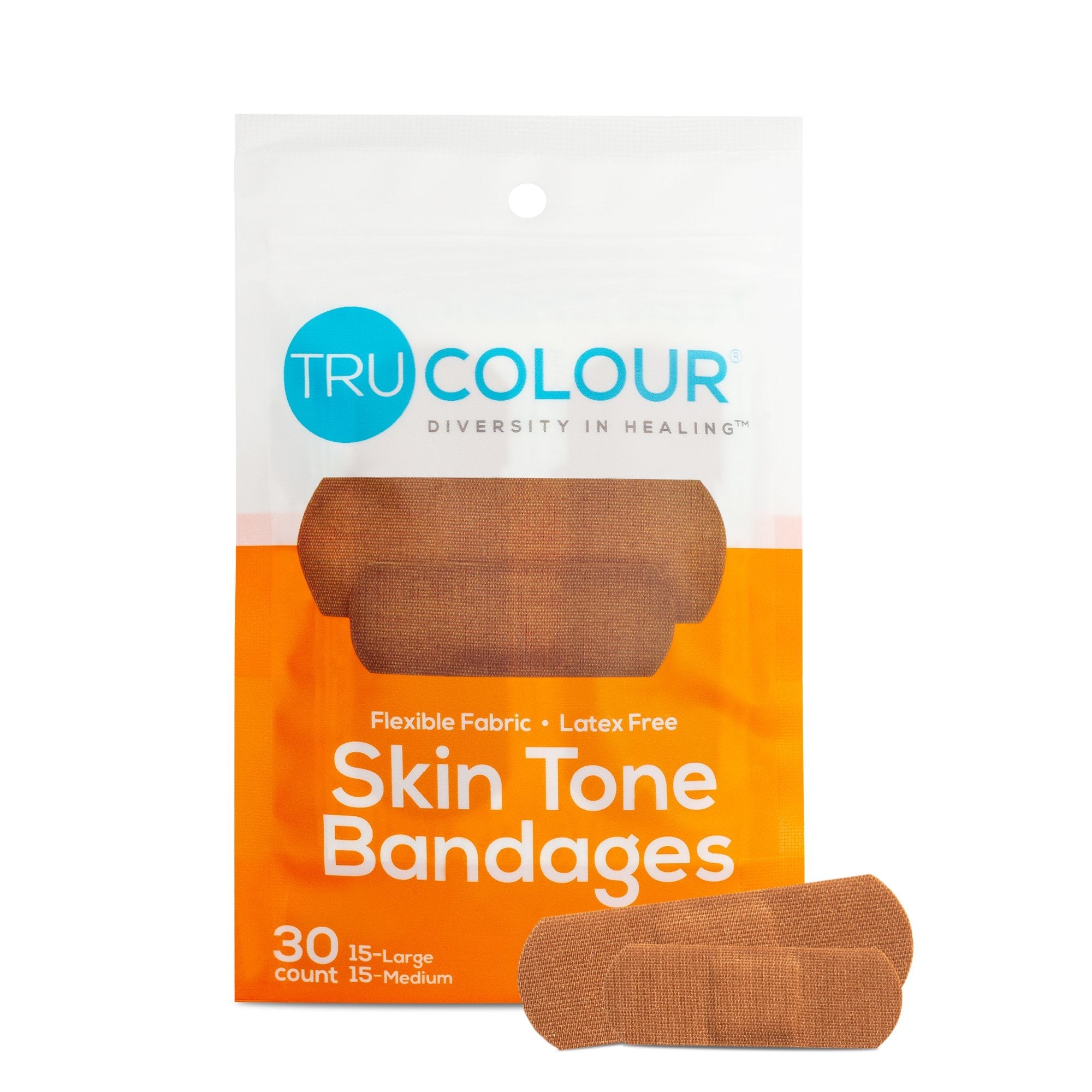 TruColour® Brown Adhesive Strip, 1 x 3 Inch (1500 Units)