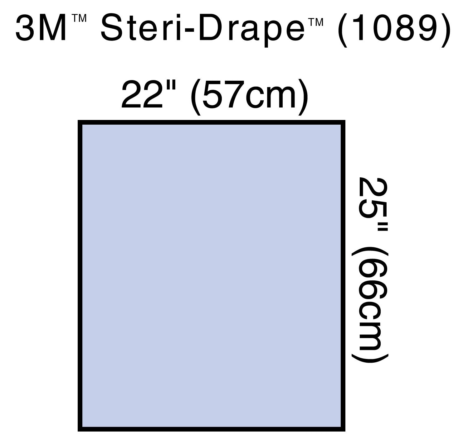 3M™ Steri-Drape™ Sterile Utility Sheet General Purpose Drape, 22 x 25 Inch (160 Units)