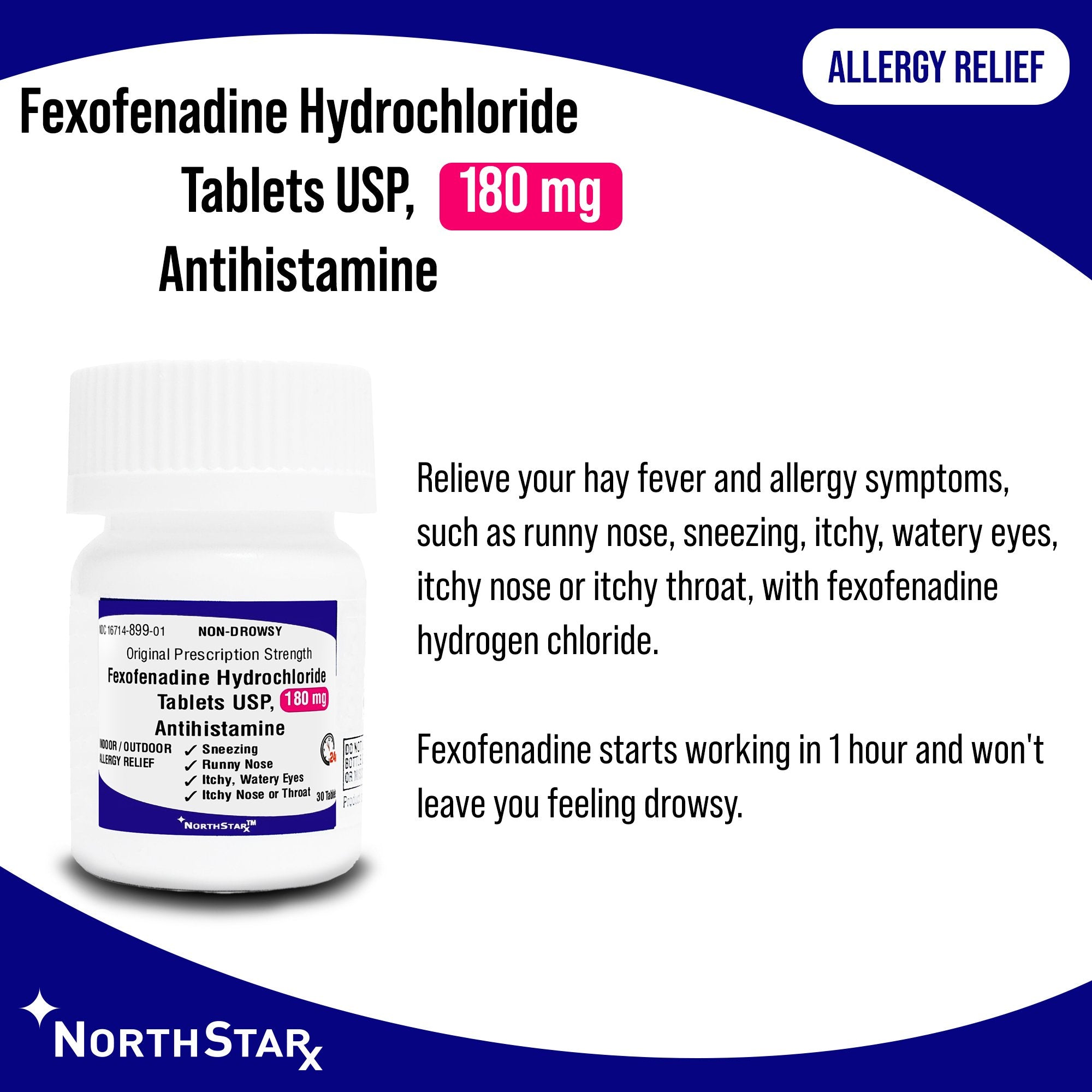 NorthStar Rx Fexofenadine Allergy Relief (1 Unit)