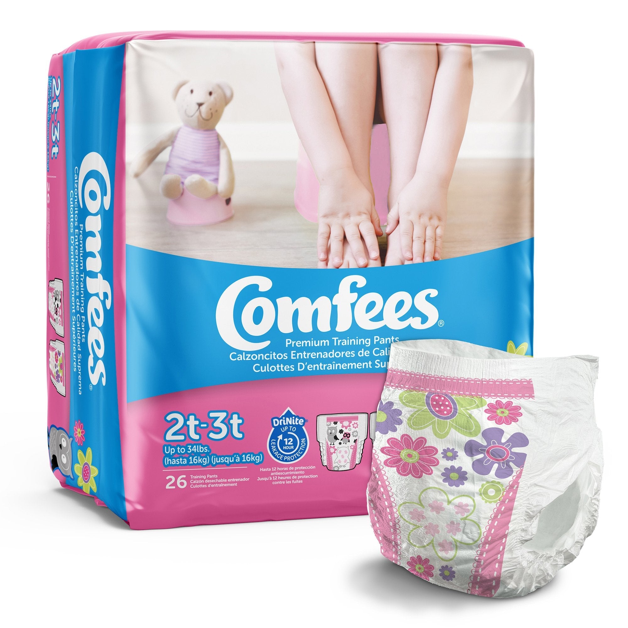 Comfees® Training Pants, 2T to 3T (26 Units)