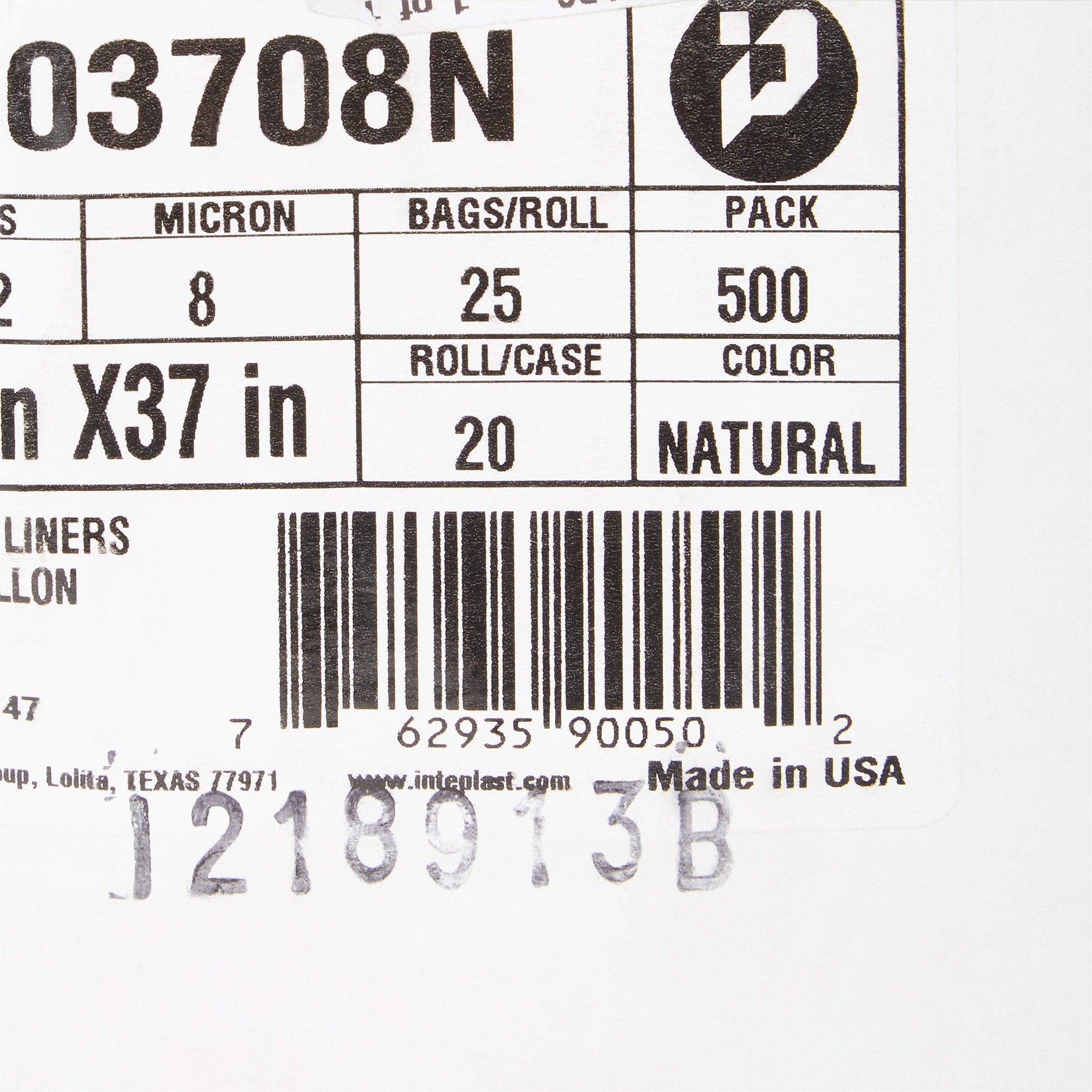 McKesson Light Duty Clear Trash Bags, 30 gal, 8 Mic (500 Units)