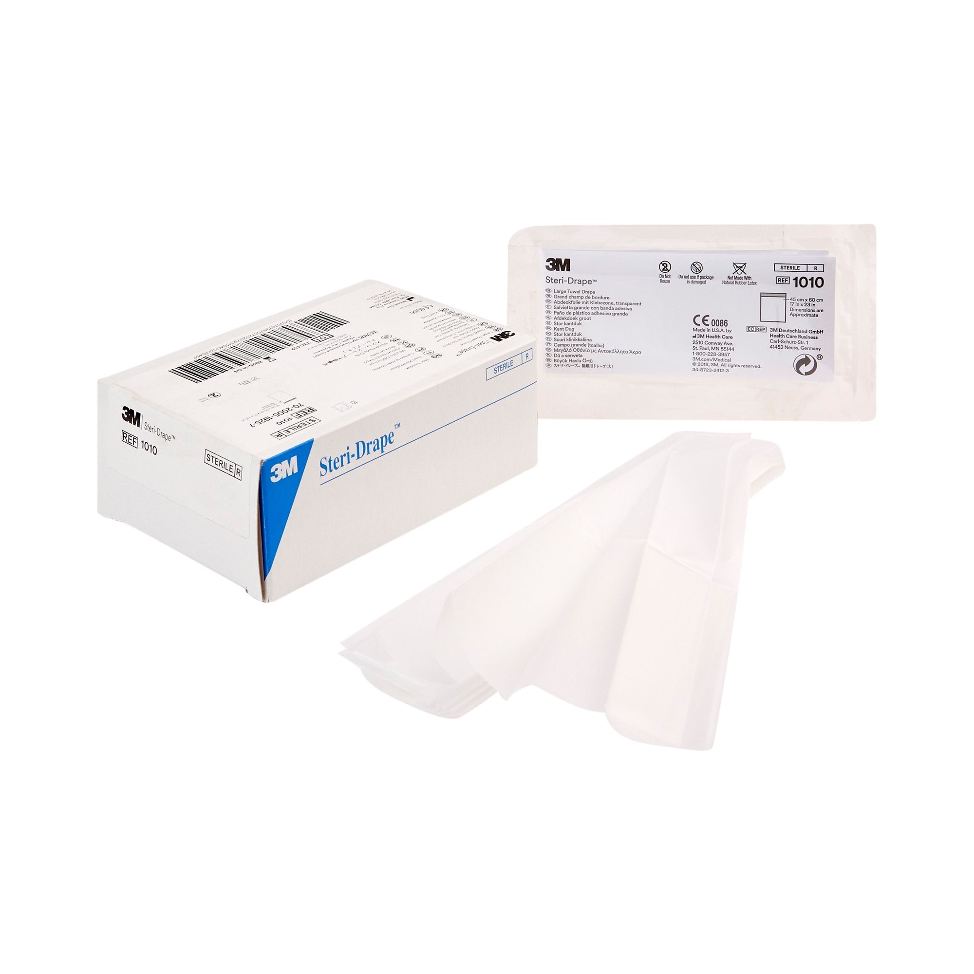 3M™ Steri-Drape™ Sterile Large Towel General Purpose Drape, 17 x 23 Inch (10 Units)