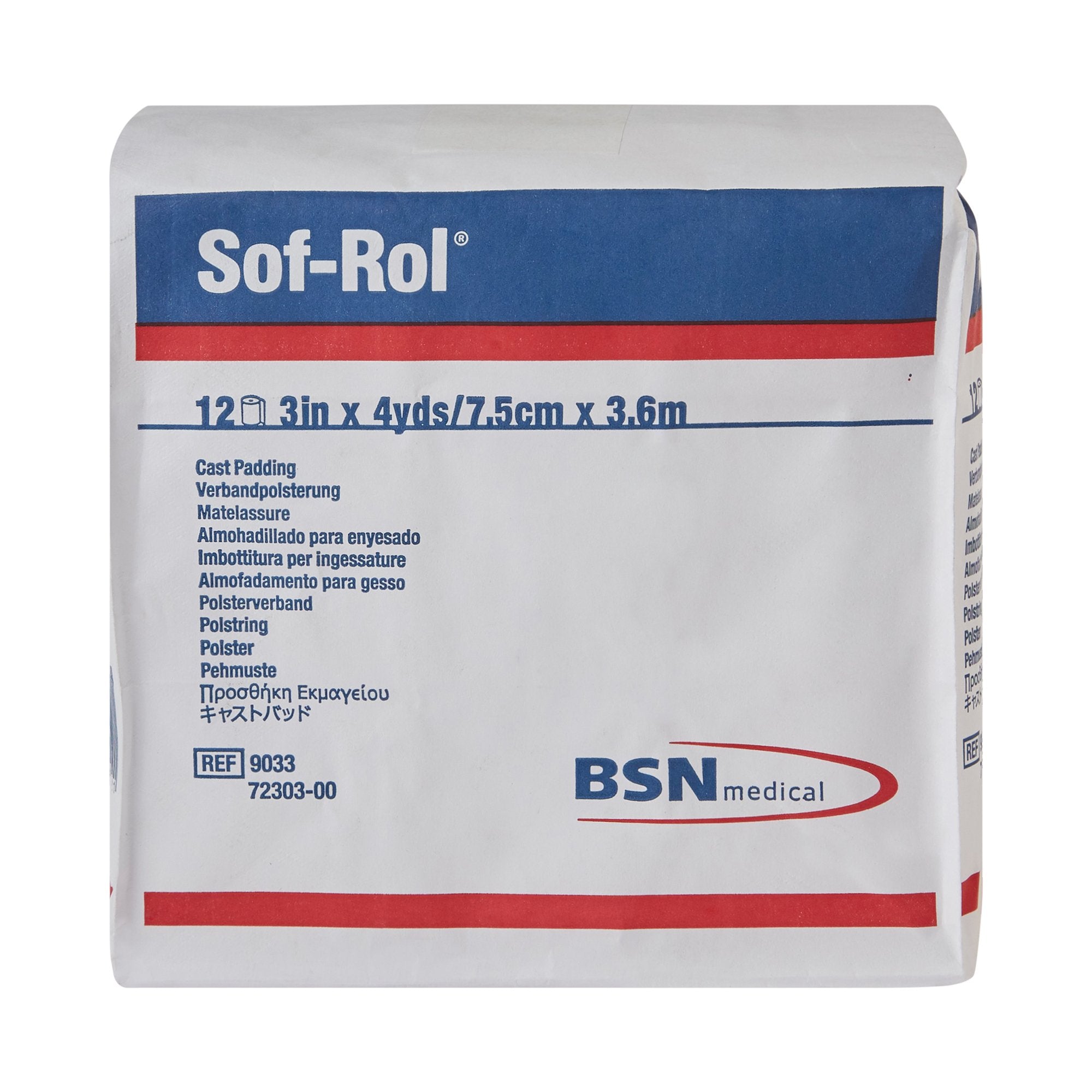 Sof-Rol® White Rayon Cast Padding, 3 Inch x 4 Yard (12 Units)