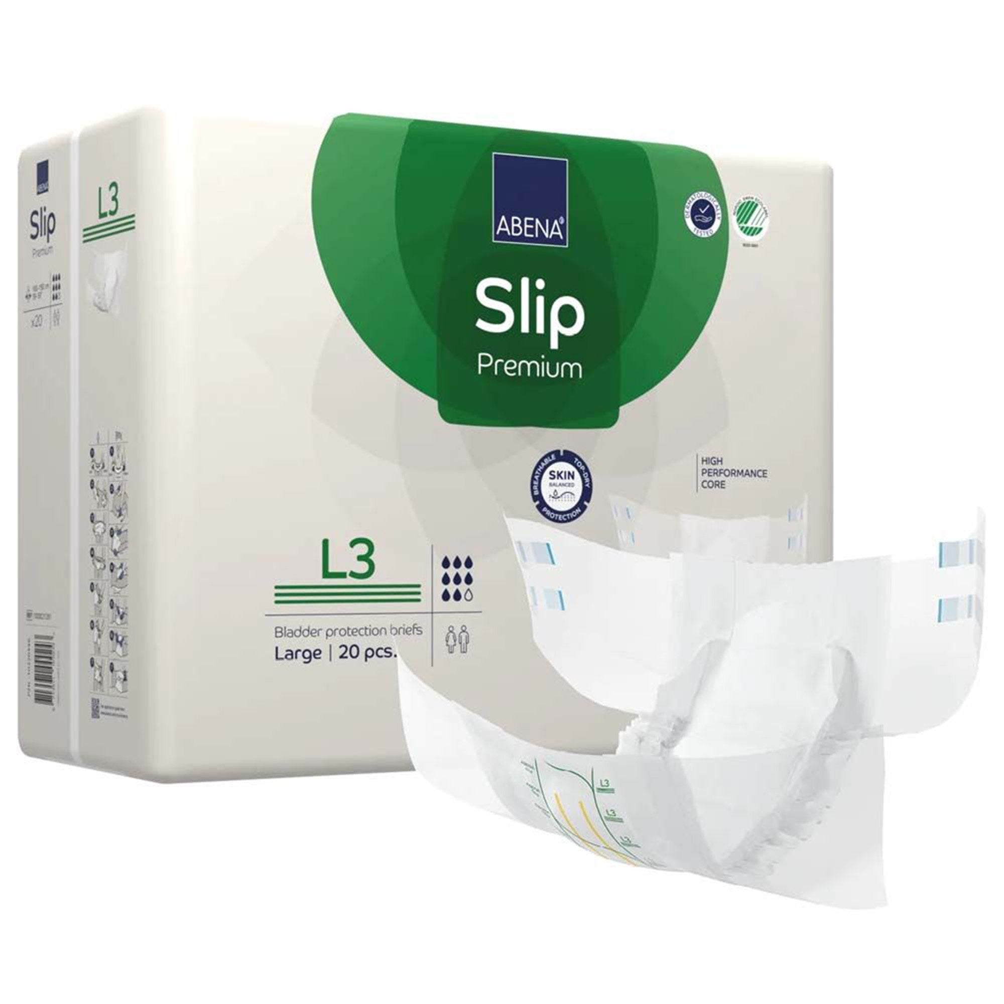 Abena® Slip Premium L3 Incontinence Brief, Large (20 Units)