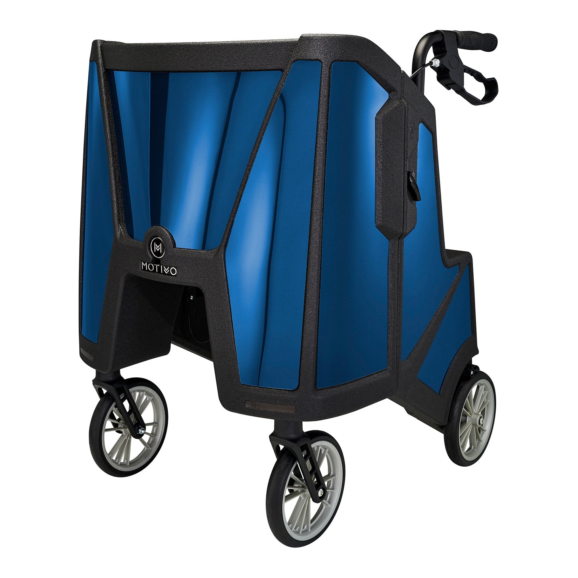 Tour Four-Wheel Rollator, 31 to 37 Inch Handle Height, Midnight Blue (1 Unit)