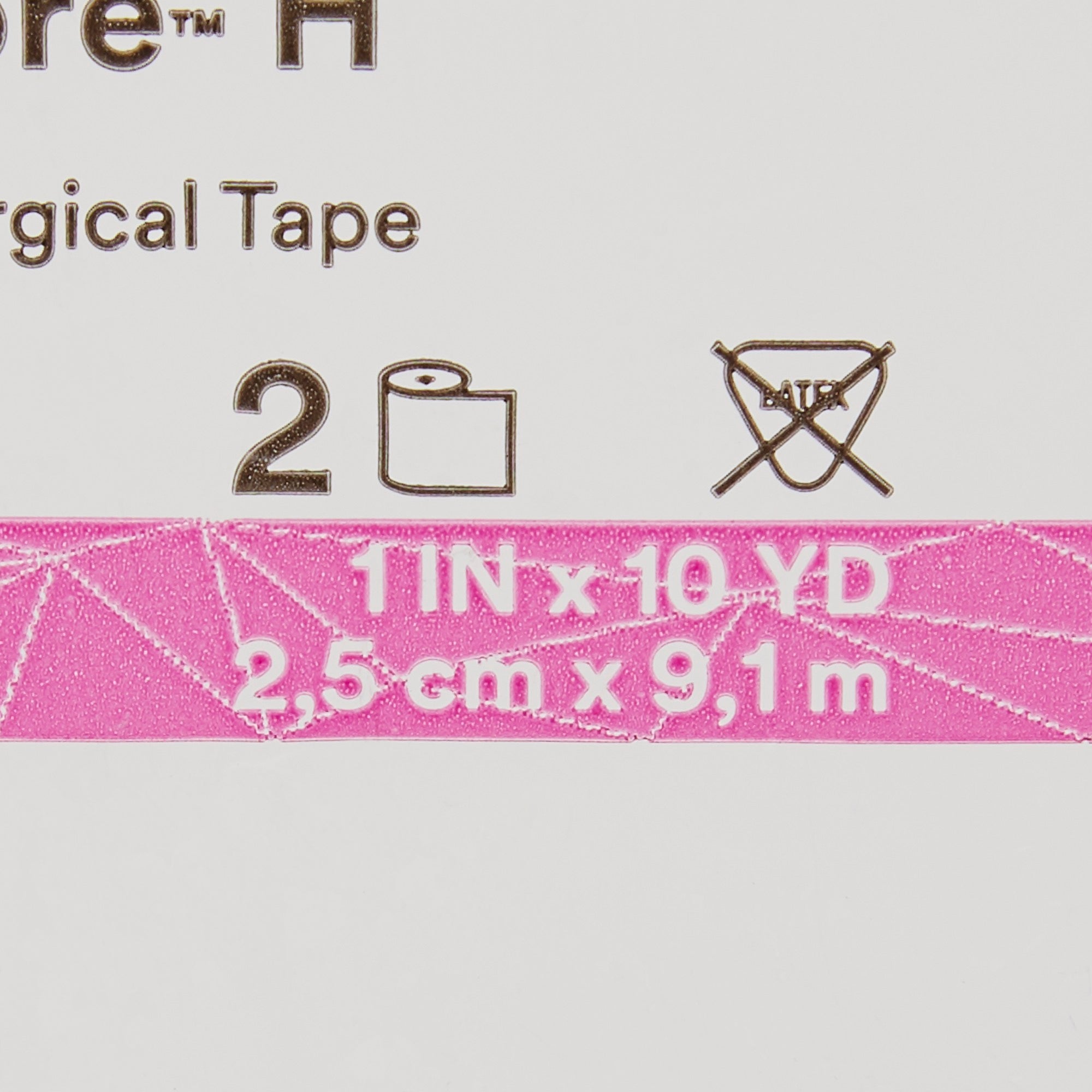 3M Medipore H Cloth Medical Tape, 1"x10 Yd, Hypoallergenic, White