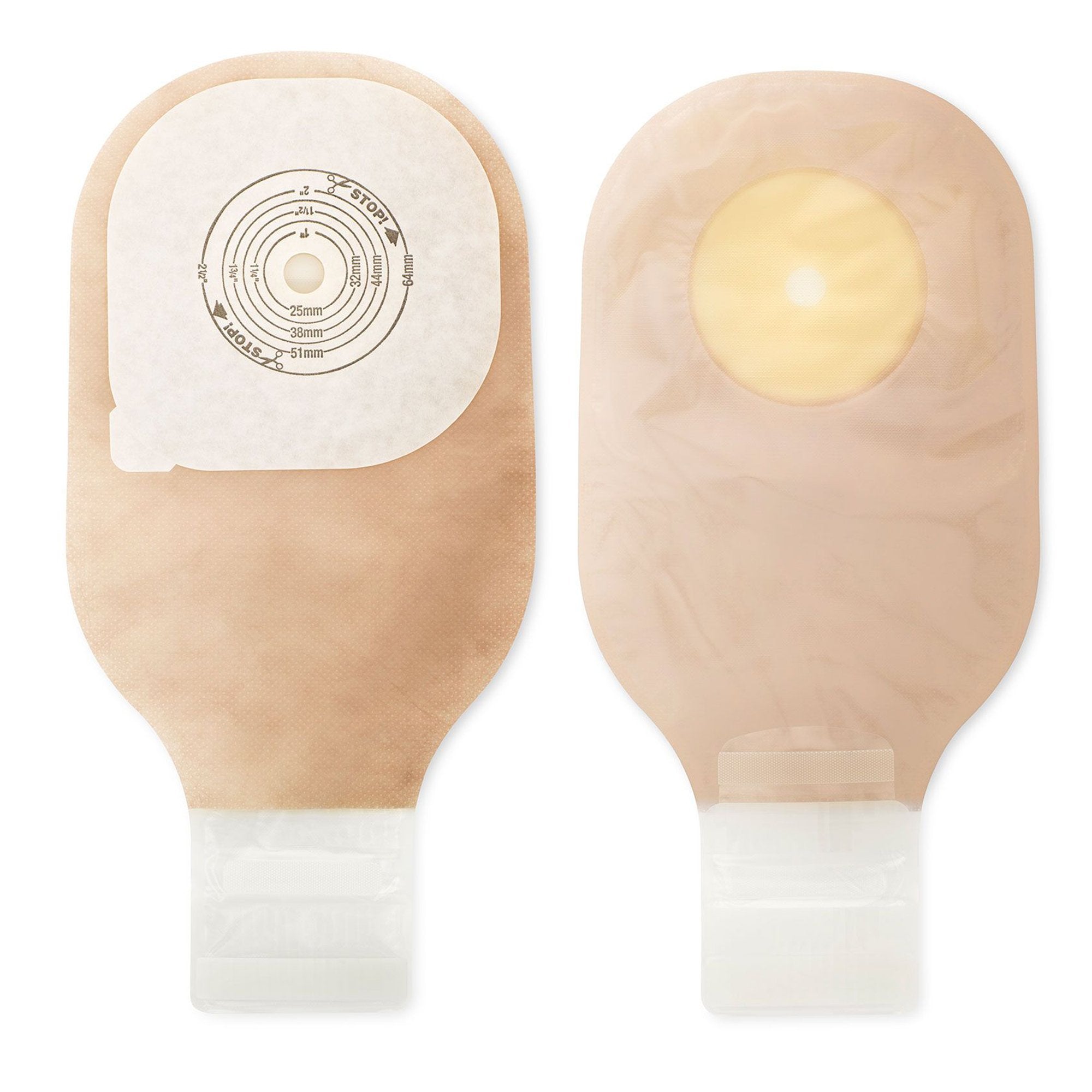 Premier™ One-Piece Drainable Transparent Filtered Ostomy Pouch, 12 Inch Length, 2½ to 3 Inch Stoma (10 Units)