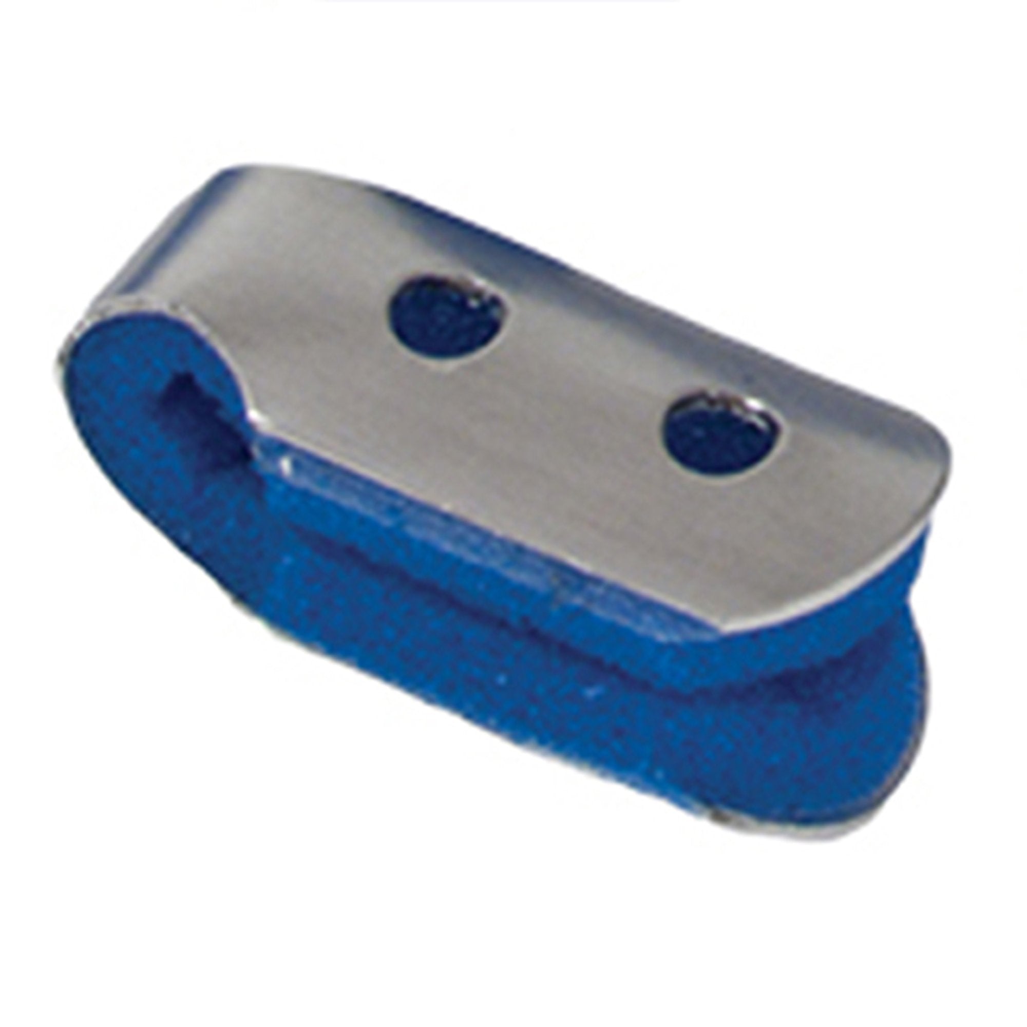 Finger Cot Splint Pull-On Left or Right Hand Blue / Silver (12 Units)