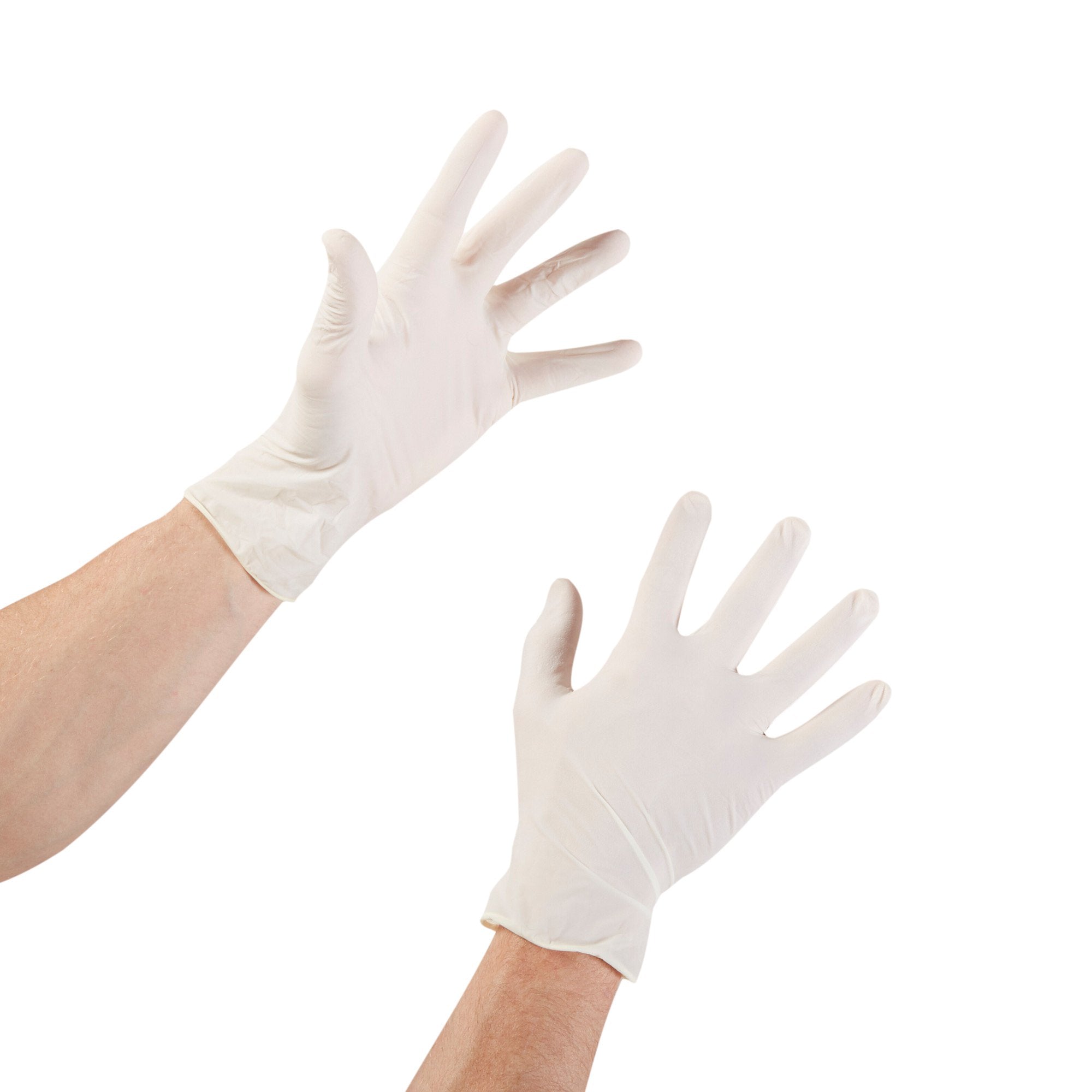 McKesson Confiderm® CL Latex Gloves, Extra-Small, Ivory (100 Units)