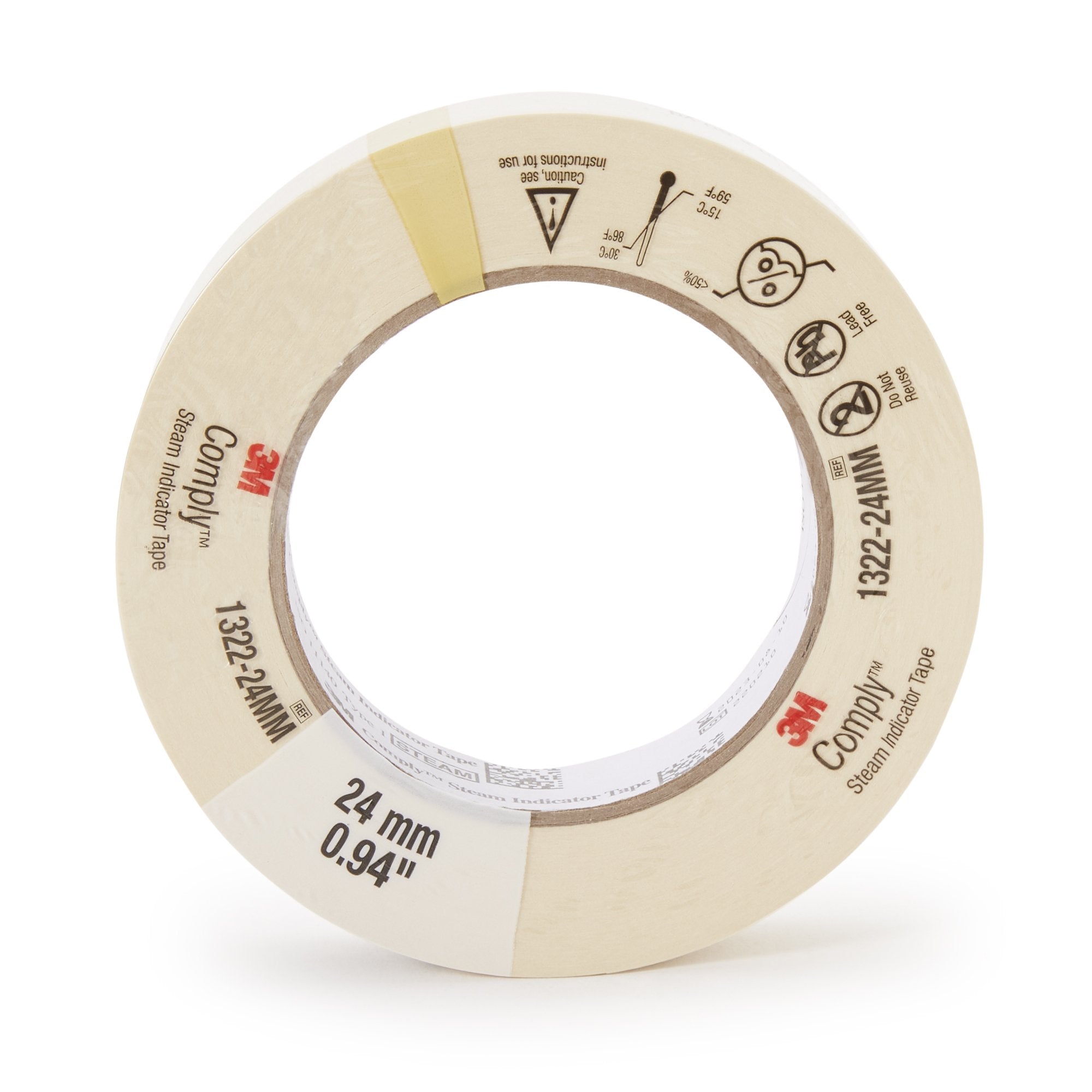 3M™ Comply™ Steam Indicator Tape, Lead-Free (1 Unit)