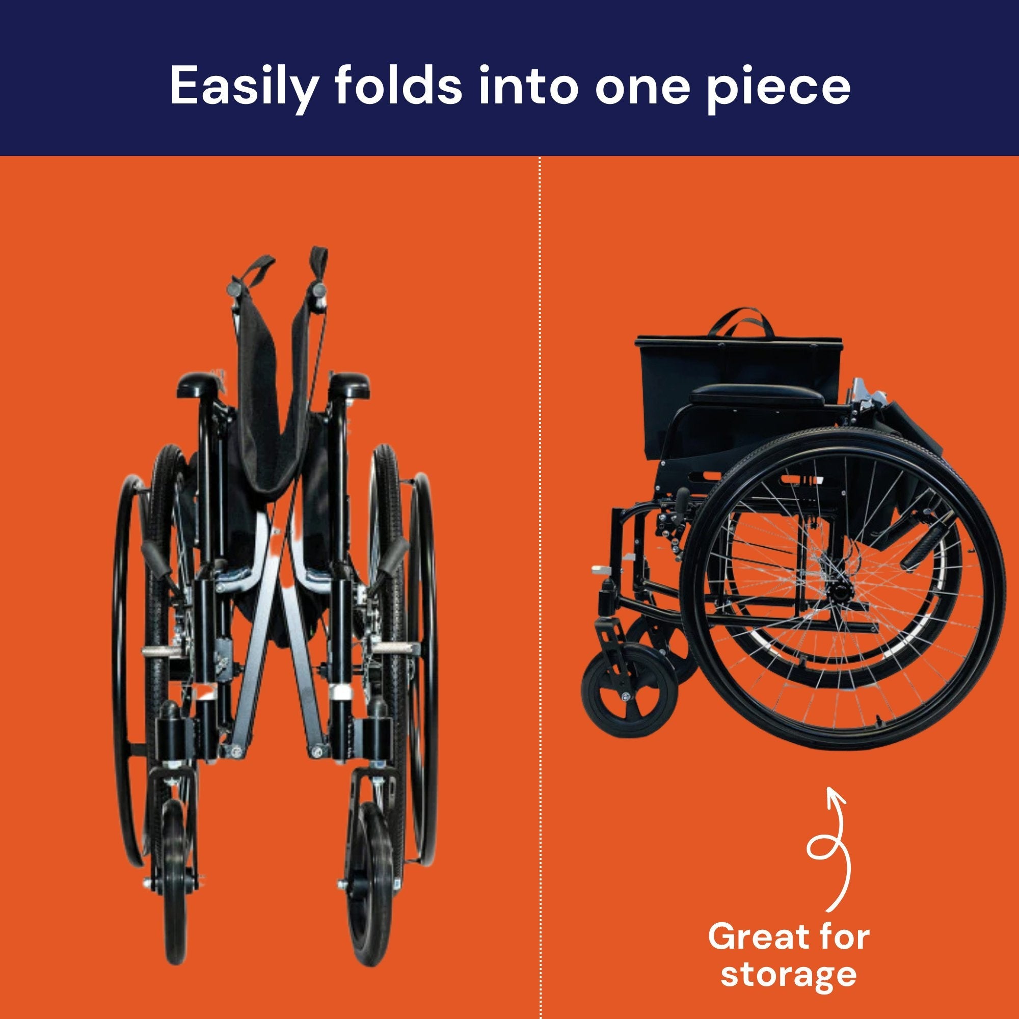 Feather Lightweight Wheelchair (1 Unit)