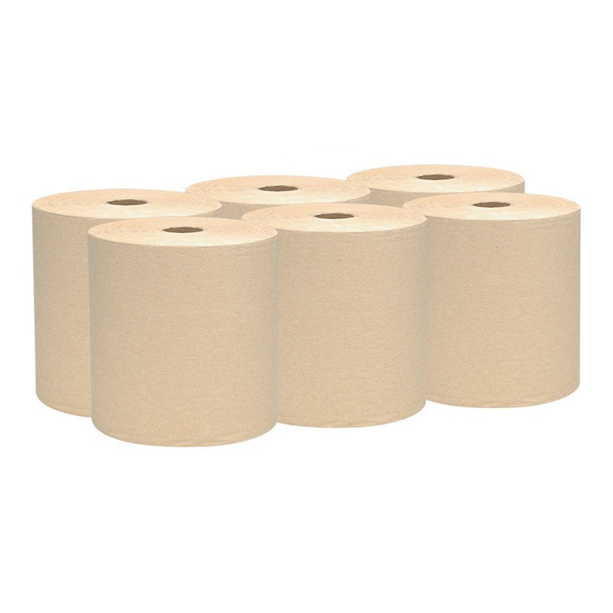 Scott Paper Towels, Hardwound Roll, Brown, 8" x 800' (12 Units)