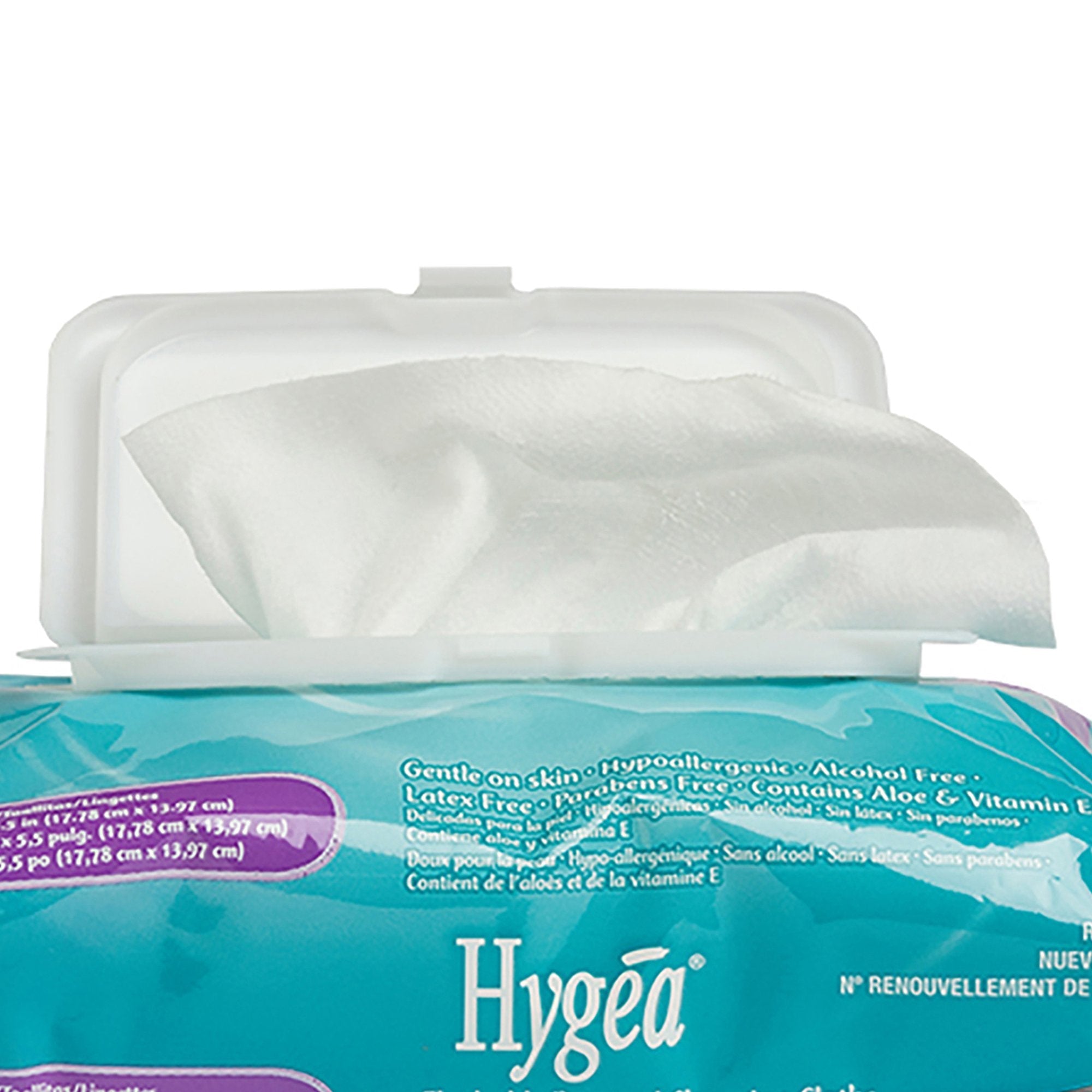 Hygea® Floral Scent Personal Cleansing Cloths – Gentle, Moisturizing, 48ct